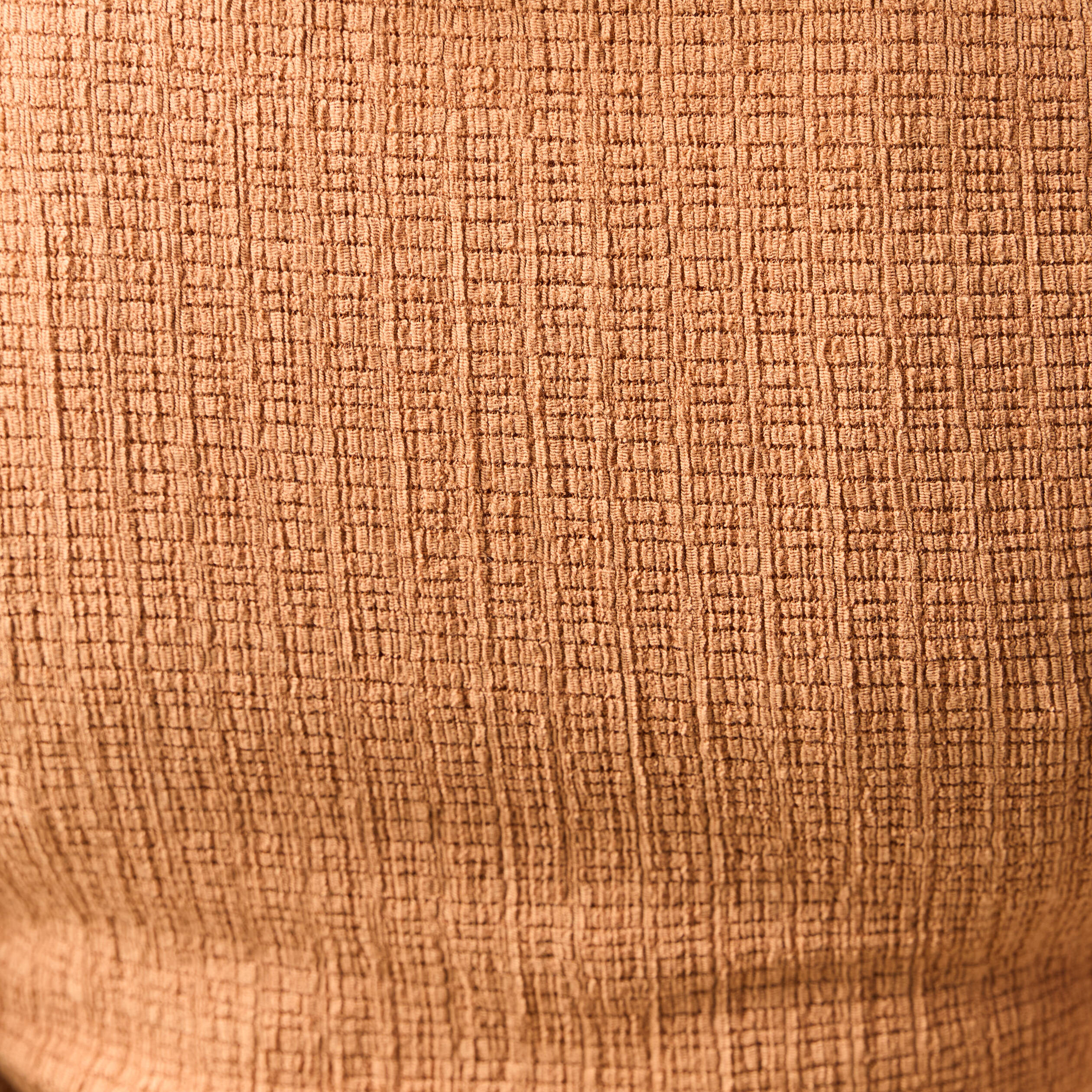 T-shirt ajusté court manches courtes terracotta femme