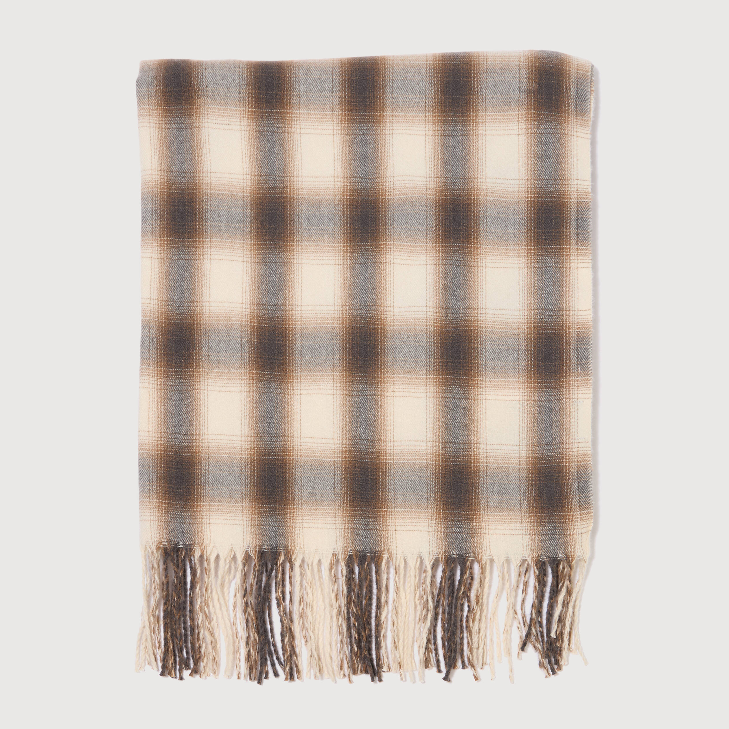 Plaid ecru homme