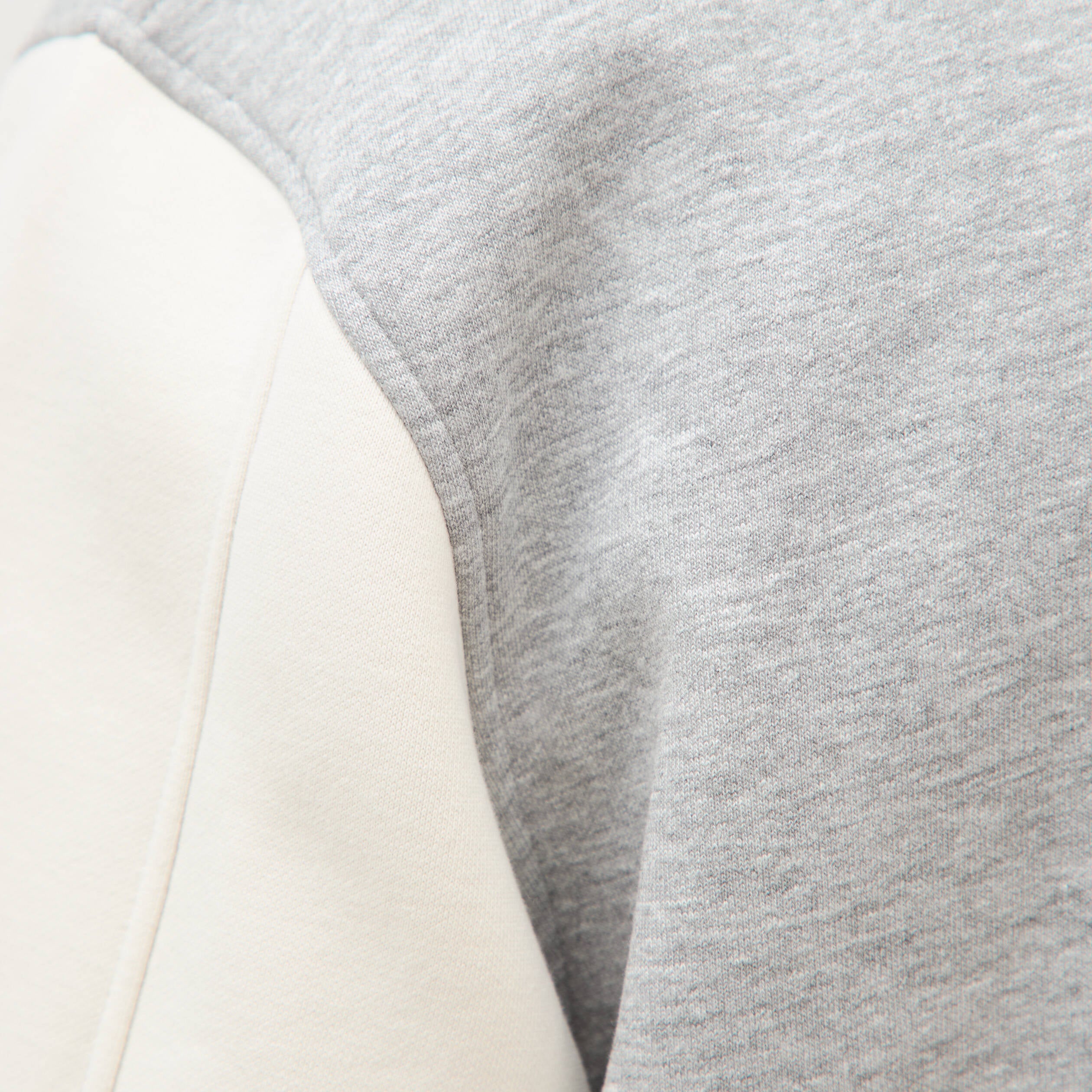 Sweat manches longues brod&eacute; gris clair homme