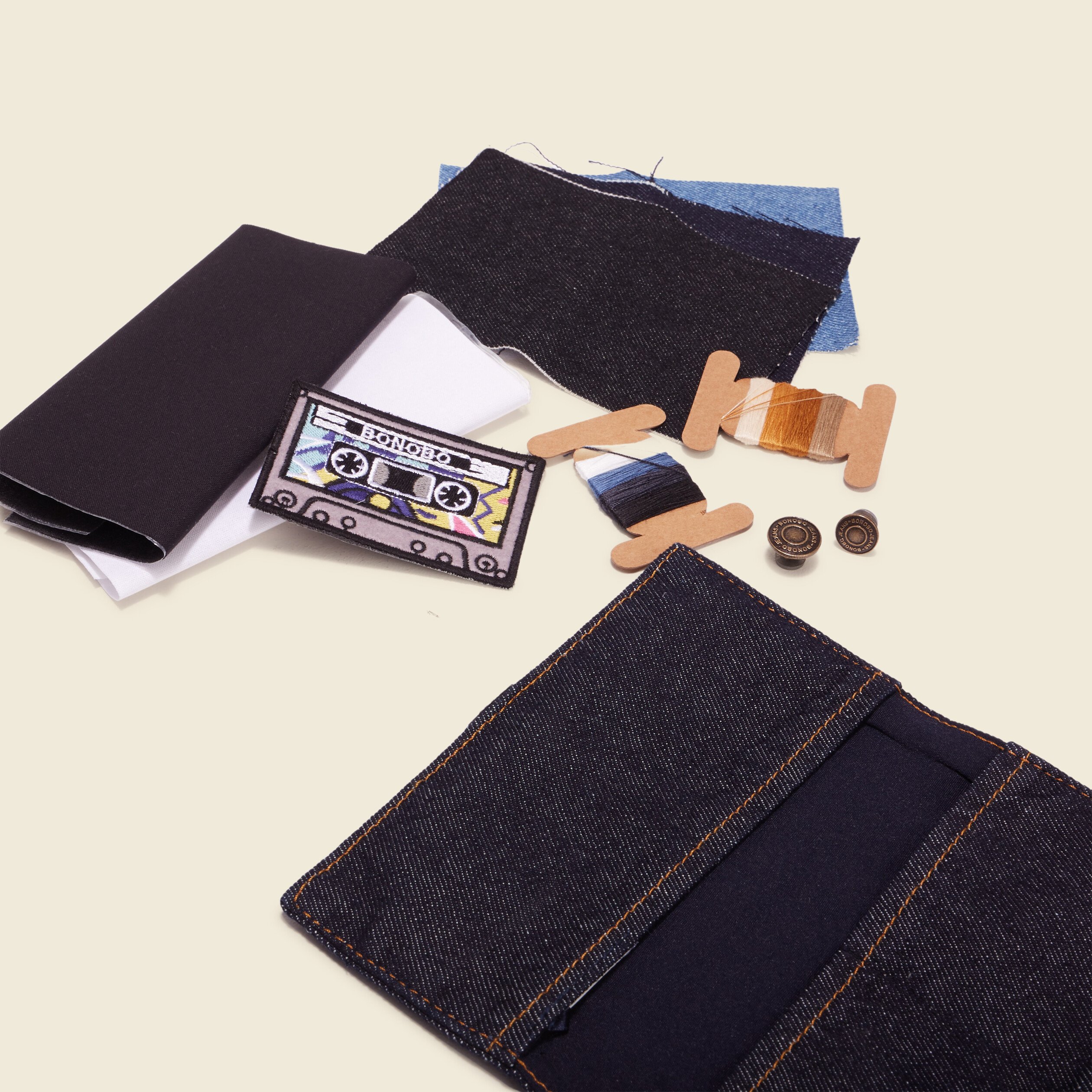 kit de reparation jeans denim brut femme Kit de réparation jeans denim brut femme