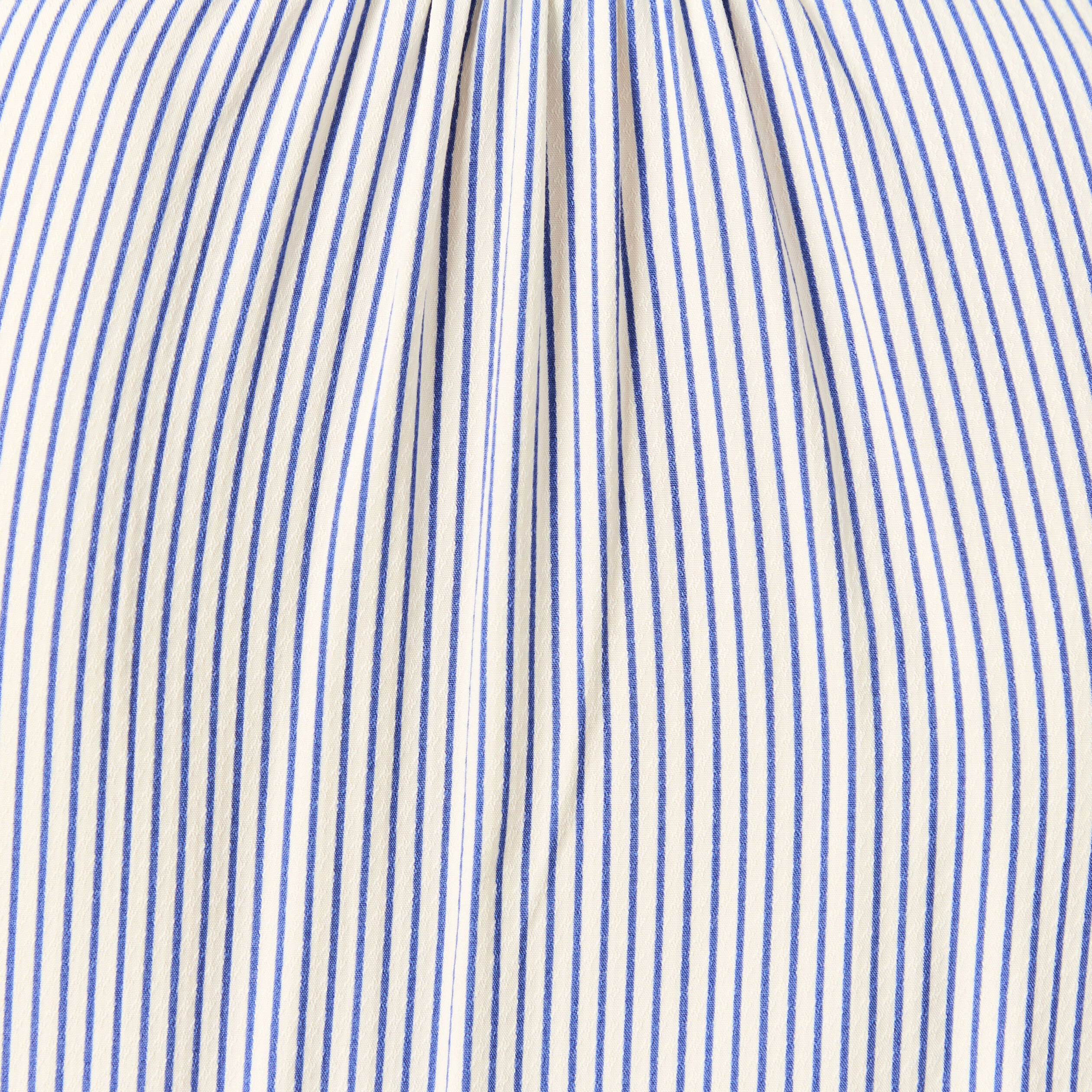 Top sans manches col montant bleu femme