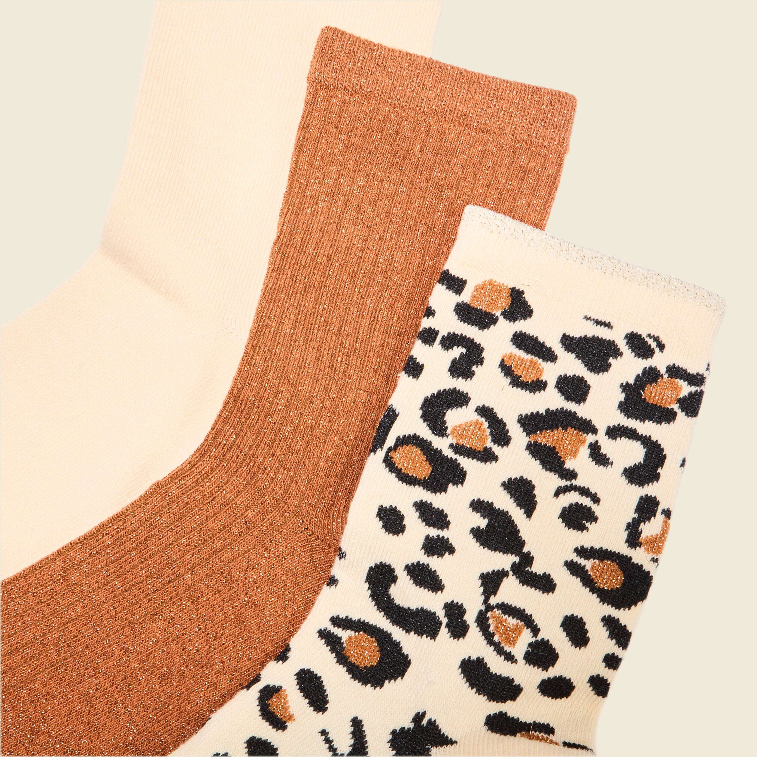 lot 3 paires chaussettes marron cognac femme Lot 3 paires chaussettes marron cognac femme