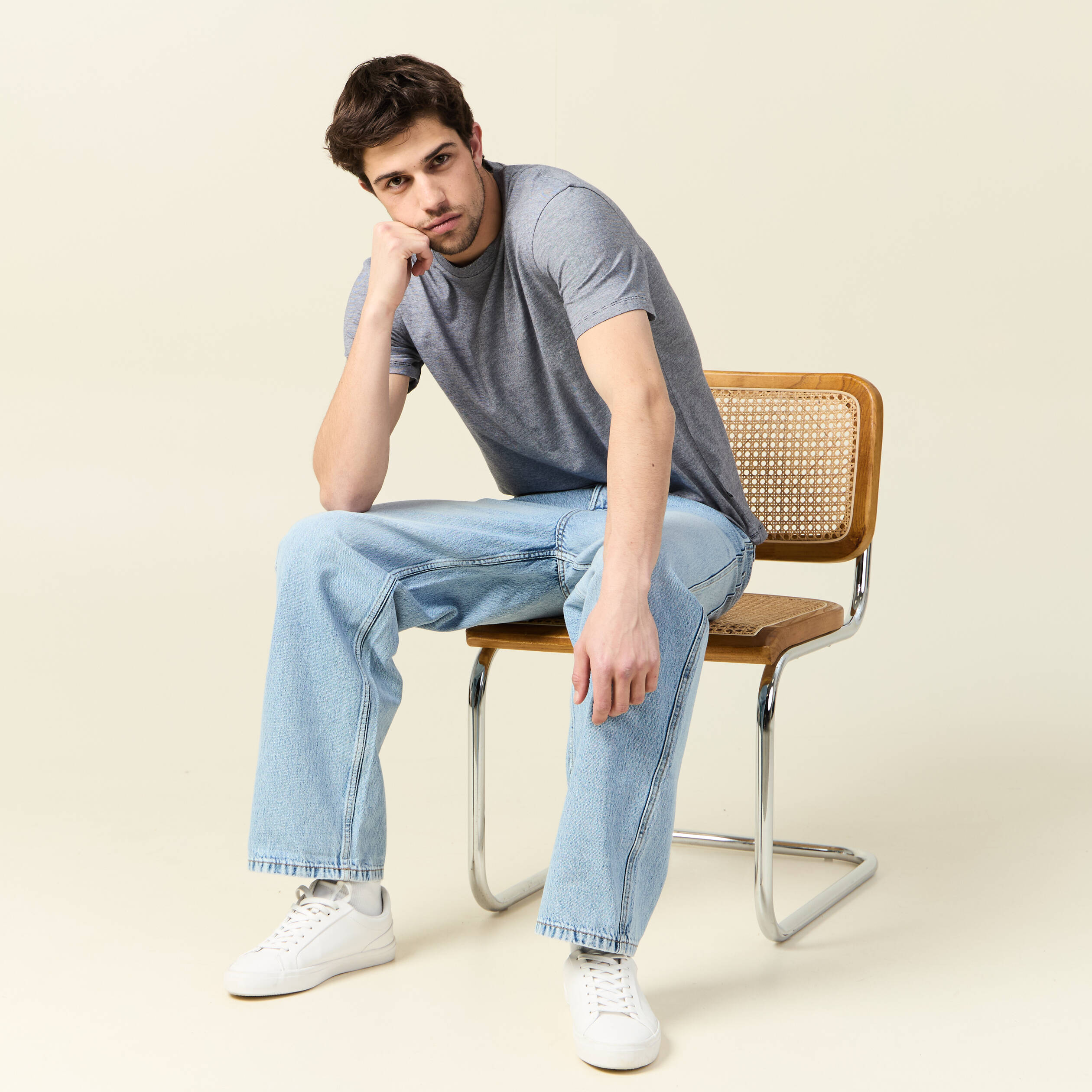 t shirt eco responsable bleu marine homme T-shirt éco-responsable bleu marine homme