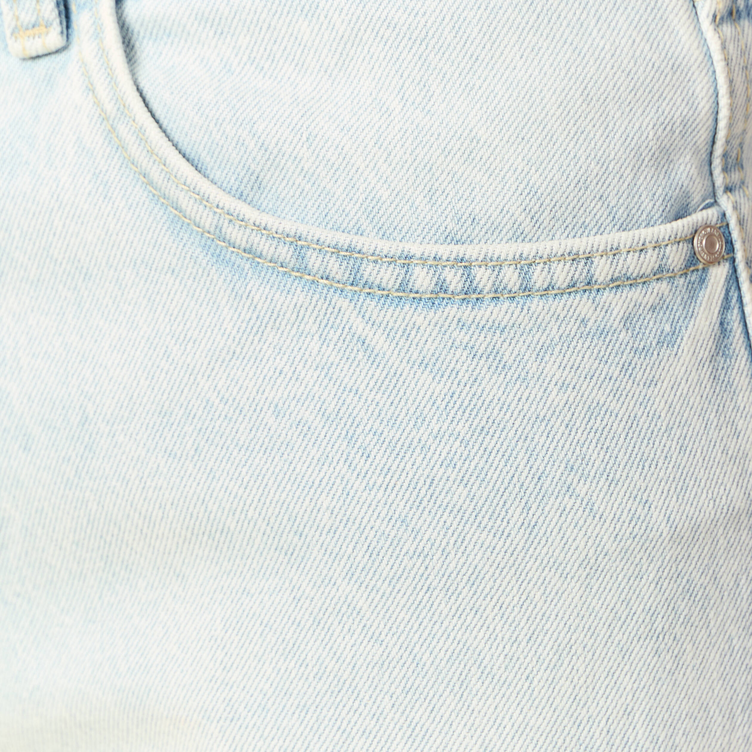 jeans large 5 poches denim snow bleach homme Jeans large 5 poches denim snow bleach homme