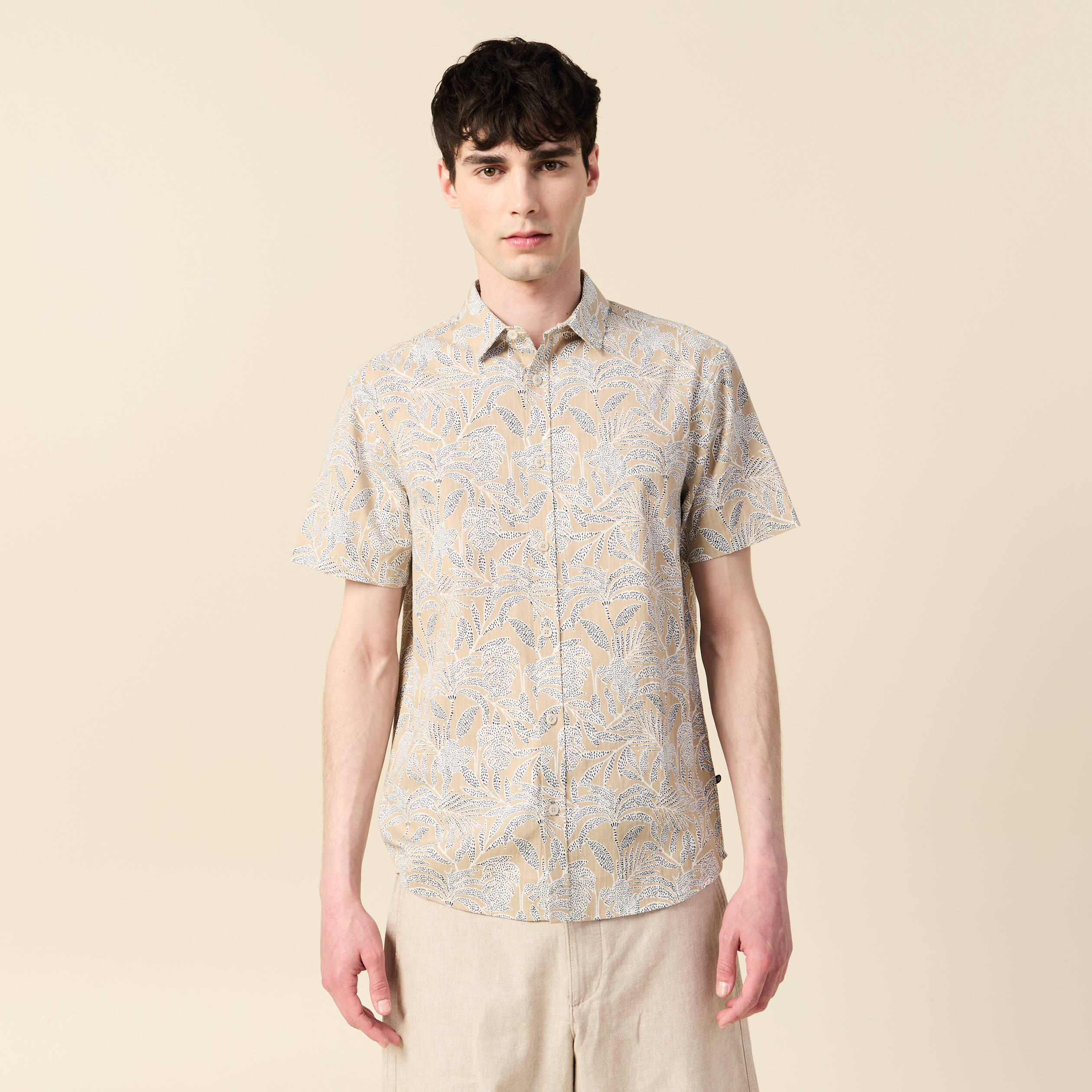 chemise manches courtes vert homme Chemise manches courtes vert homme