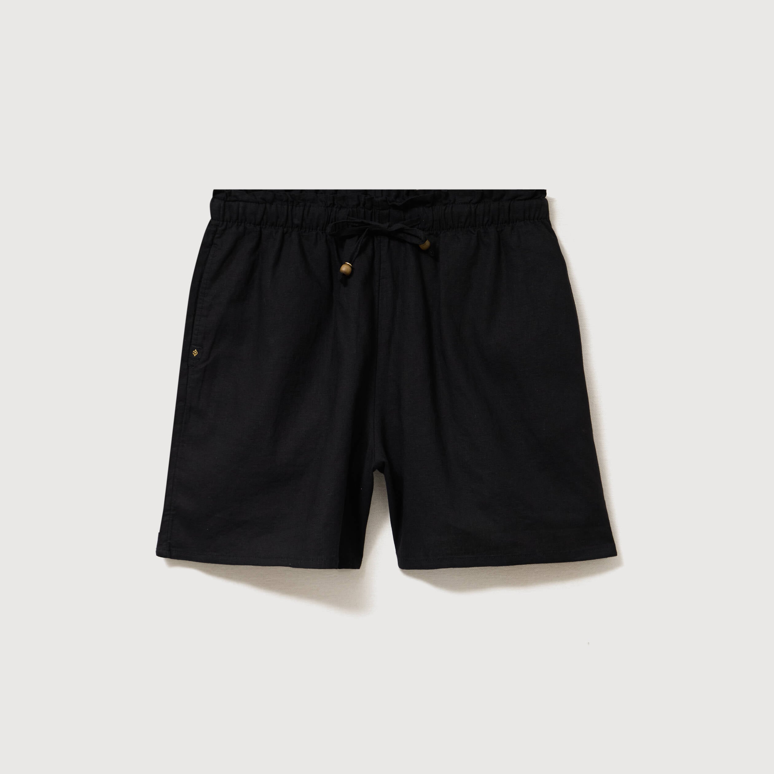 Short taille haute noir femme