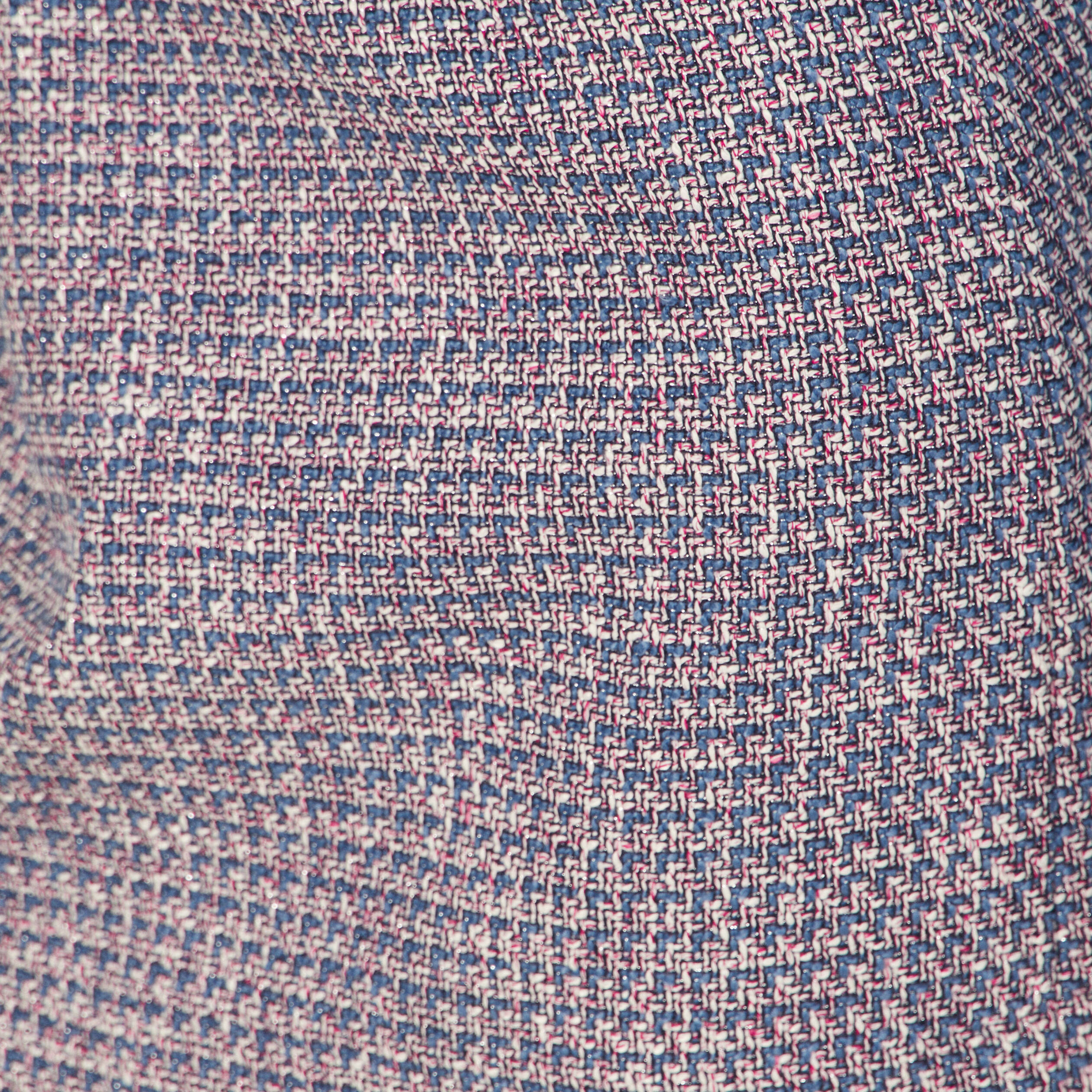 Jupe trap&egrave;ze bleu lavande femme