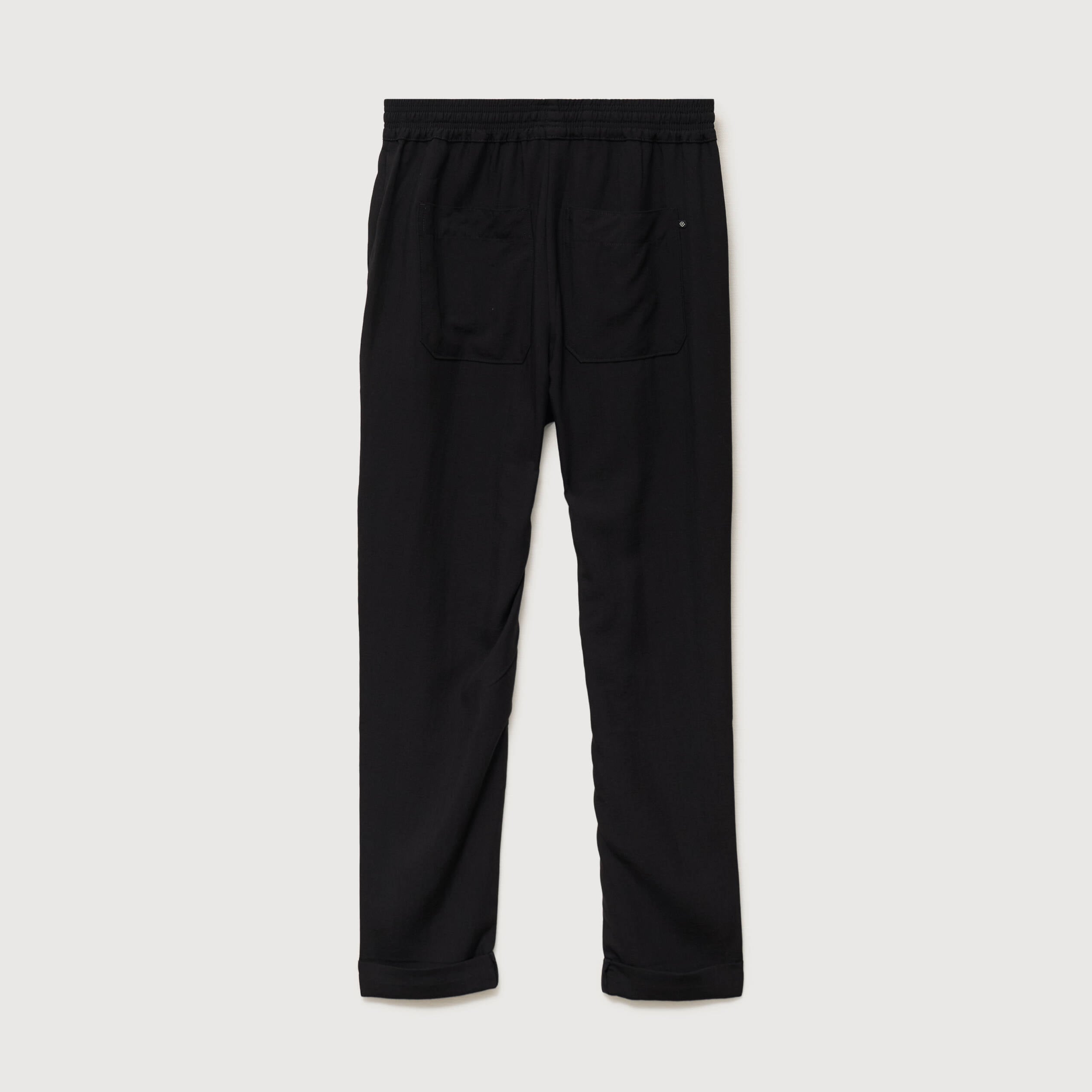 Pantalon taille standard noir femme