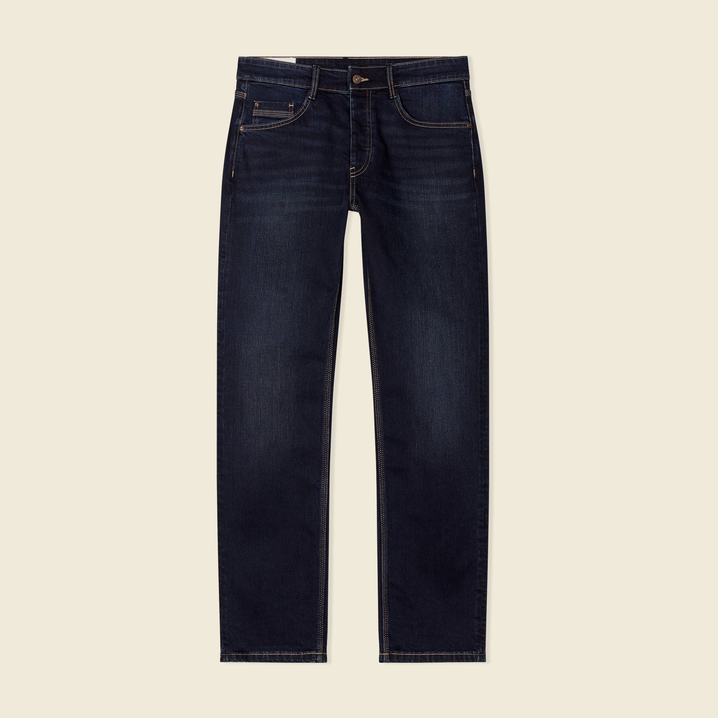jeans regular eco responsable denim brut homme Jeans regular éco-responsable denim brut homme