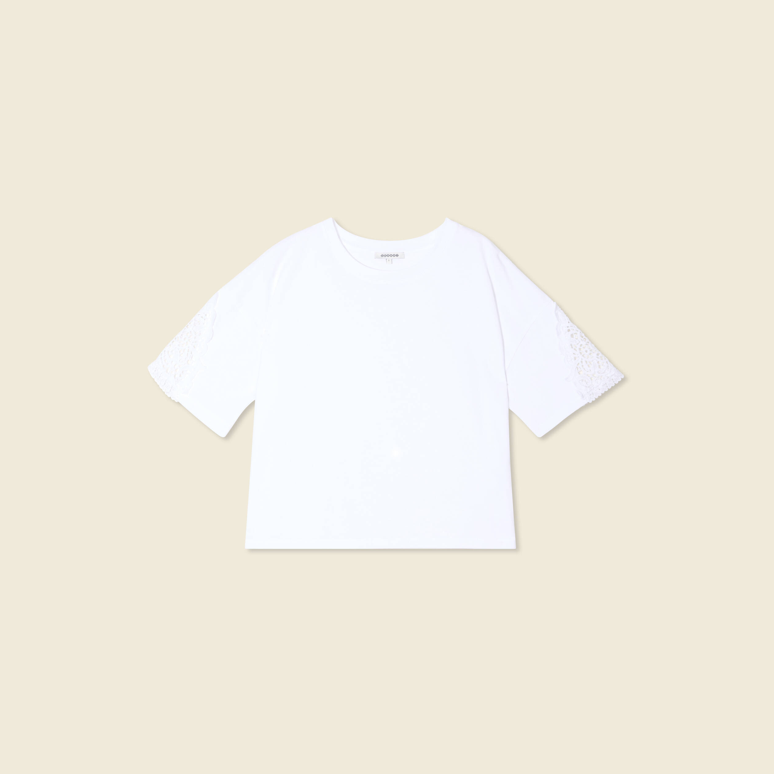 t shirt manches courtes blanc femme T-shirt manches courtes blanc femme