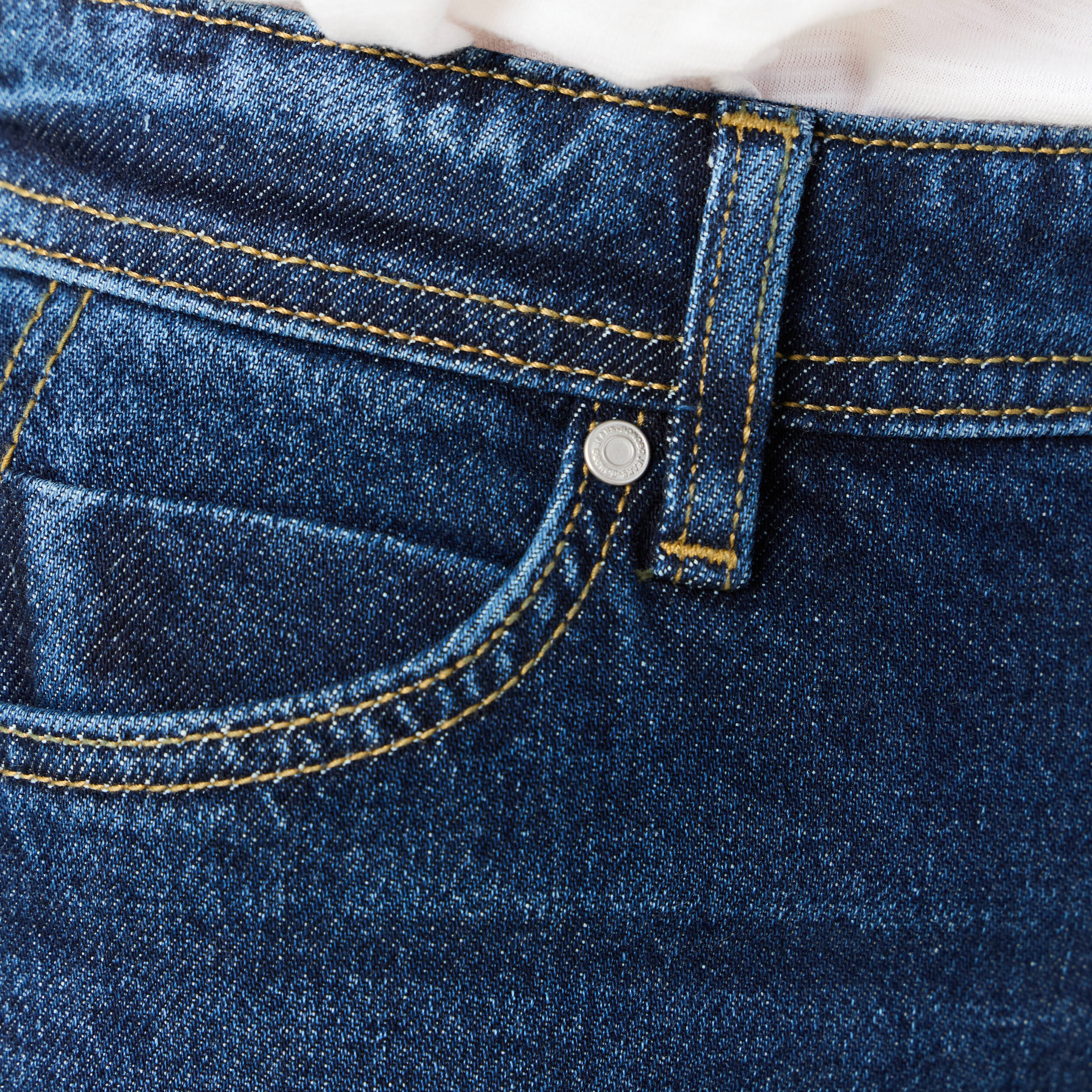 Jeans mom slim denim brut femme