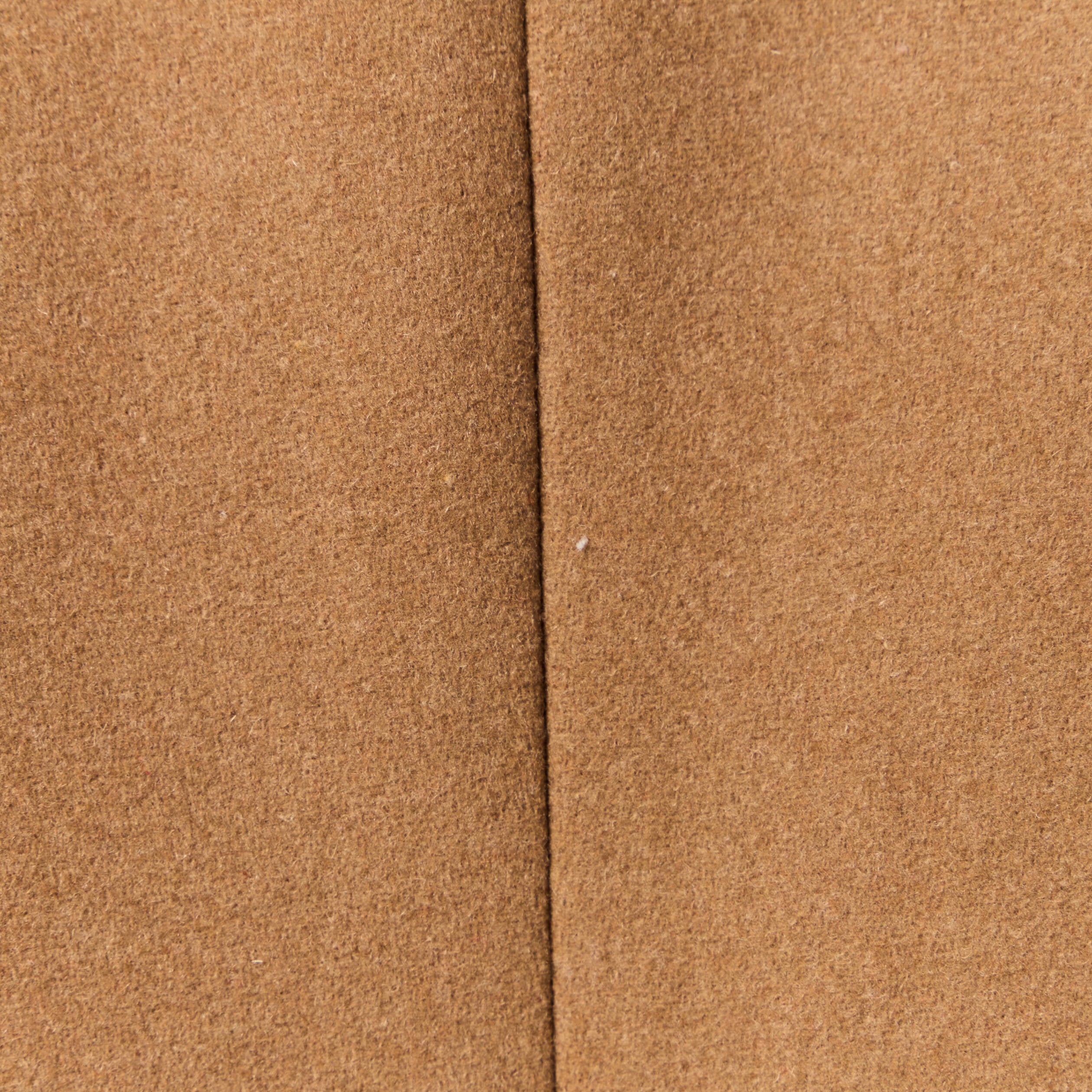 Manteau ajust&eacute; boutonn&eacute; marron homme