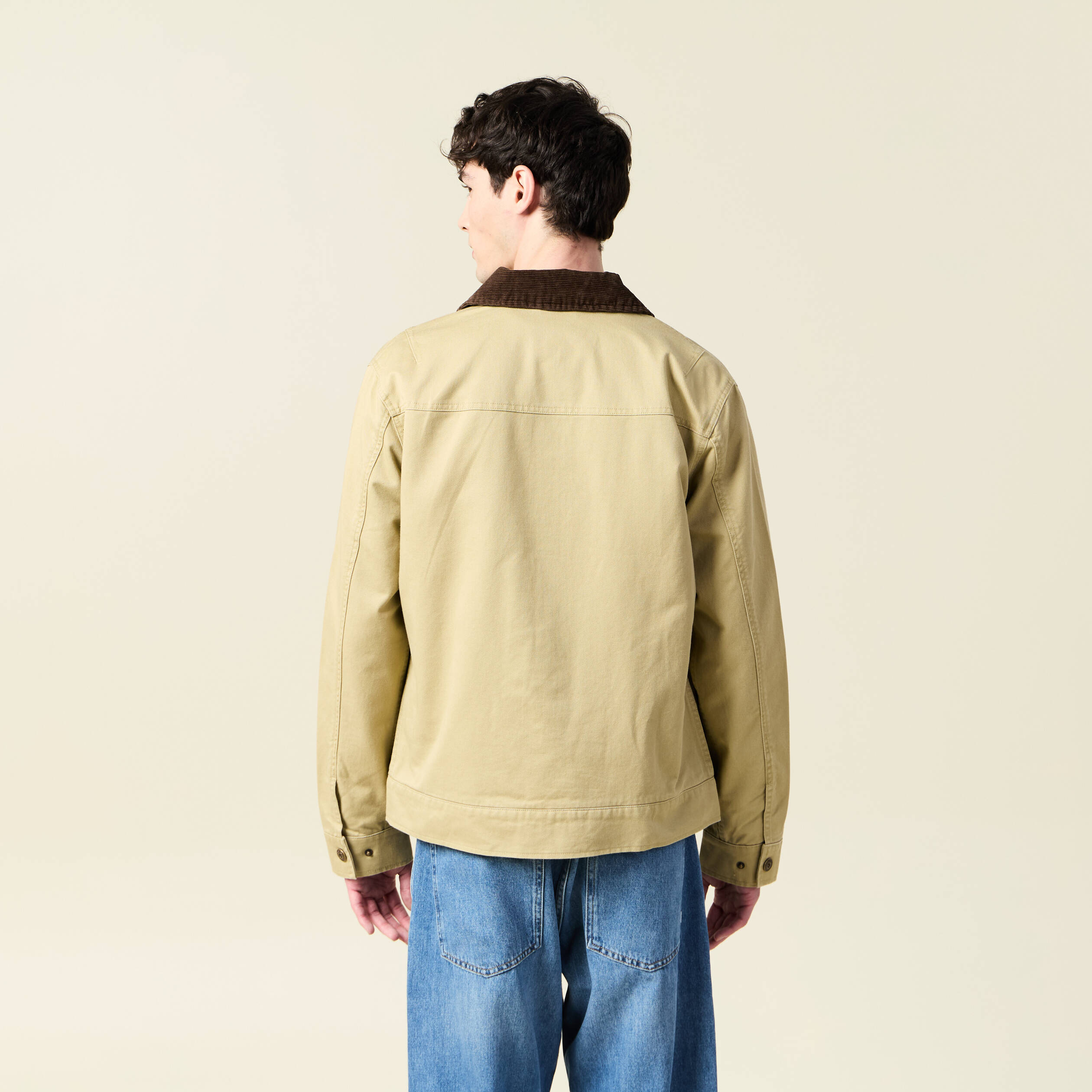 blouson oversize court beige homme Blouson oversize court beige homme