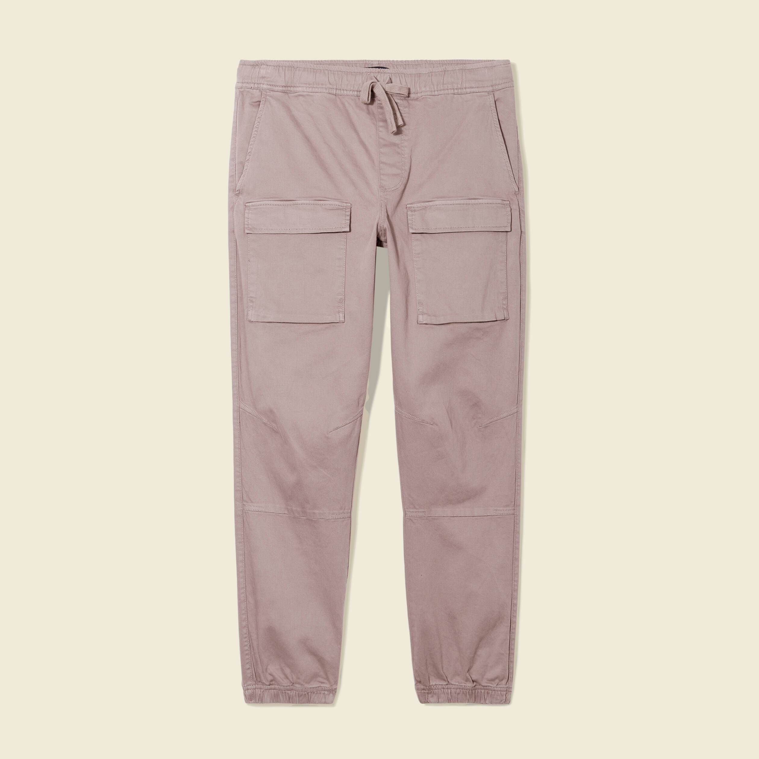 Pantalon battle élastiqué gris homme