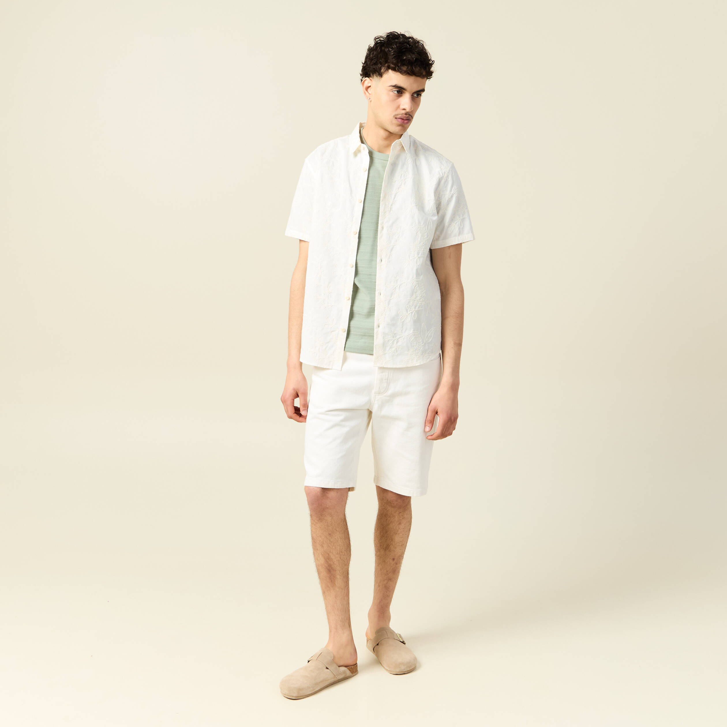 t shirt manches courtes vert olive homme T-shirt manches courtes vert olive homme