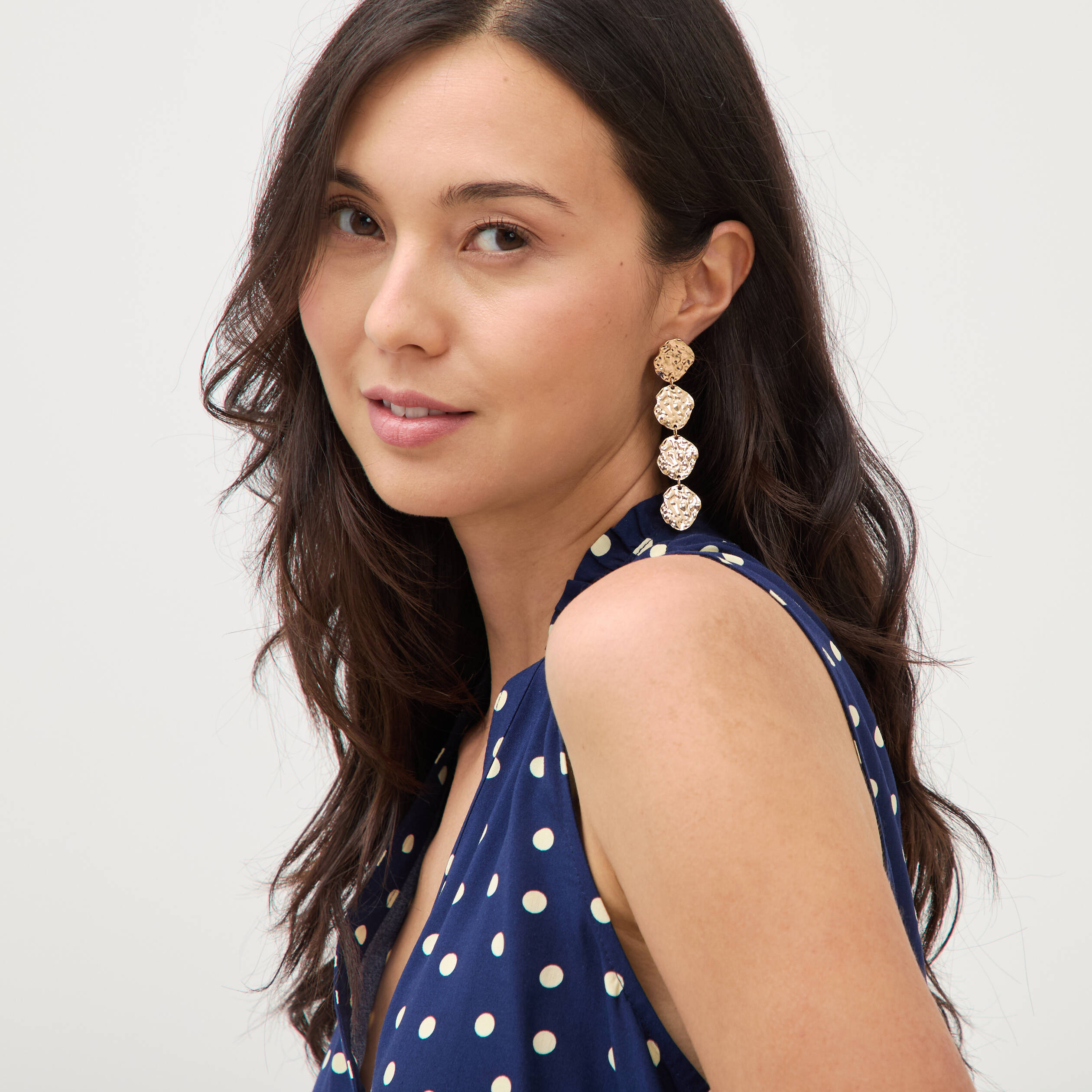 Boucles d'oreilles couleur or femme