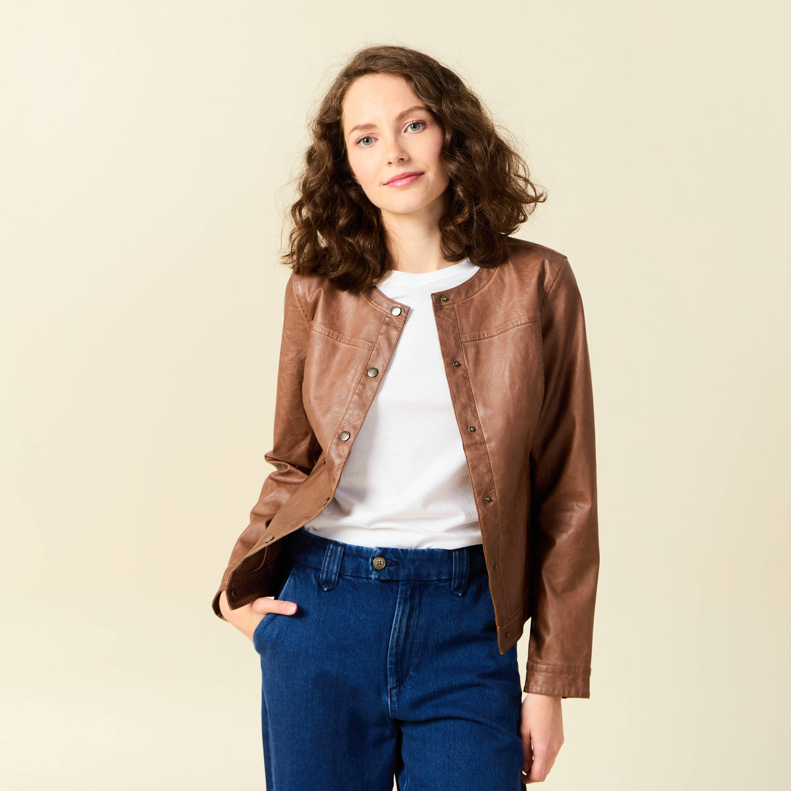 Blouson cuir bonobo femme deals
