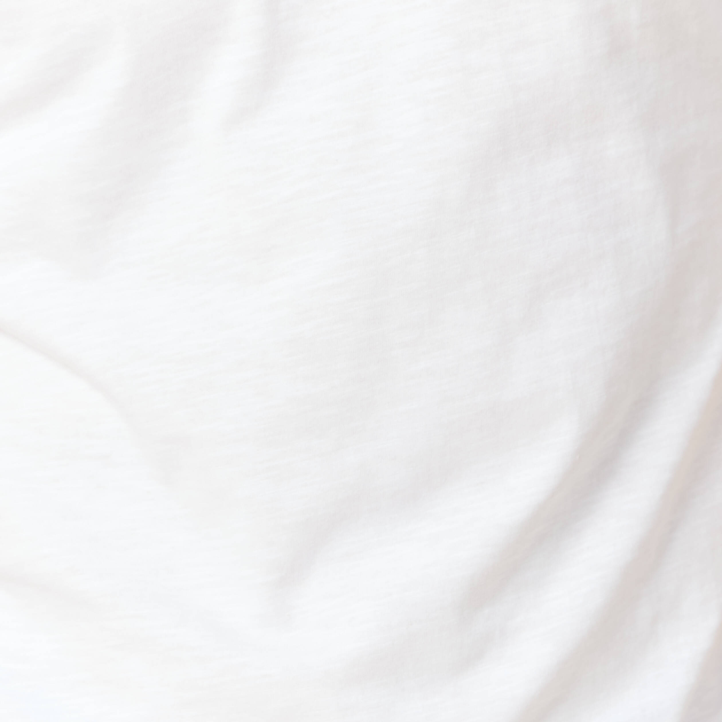 T-shirt ajust&eacute; col rond manches courtes blanc homme