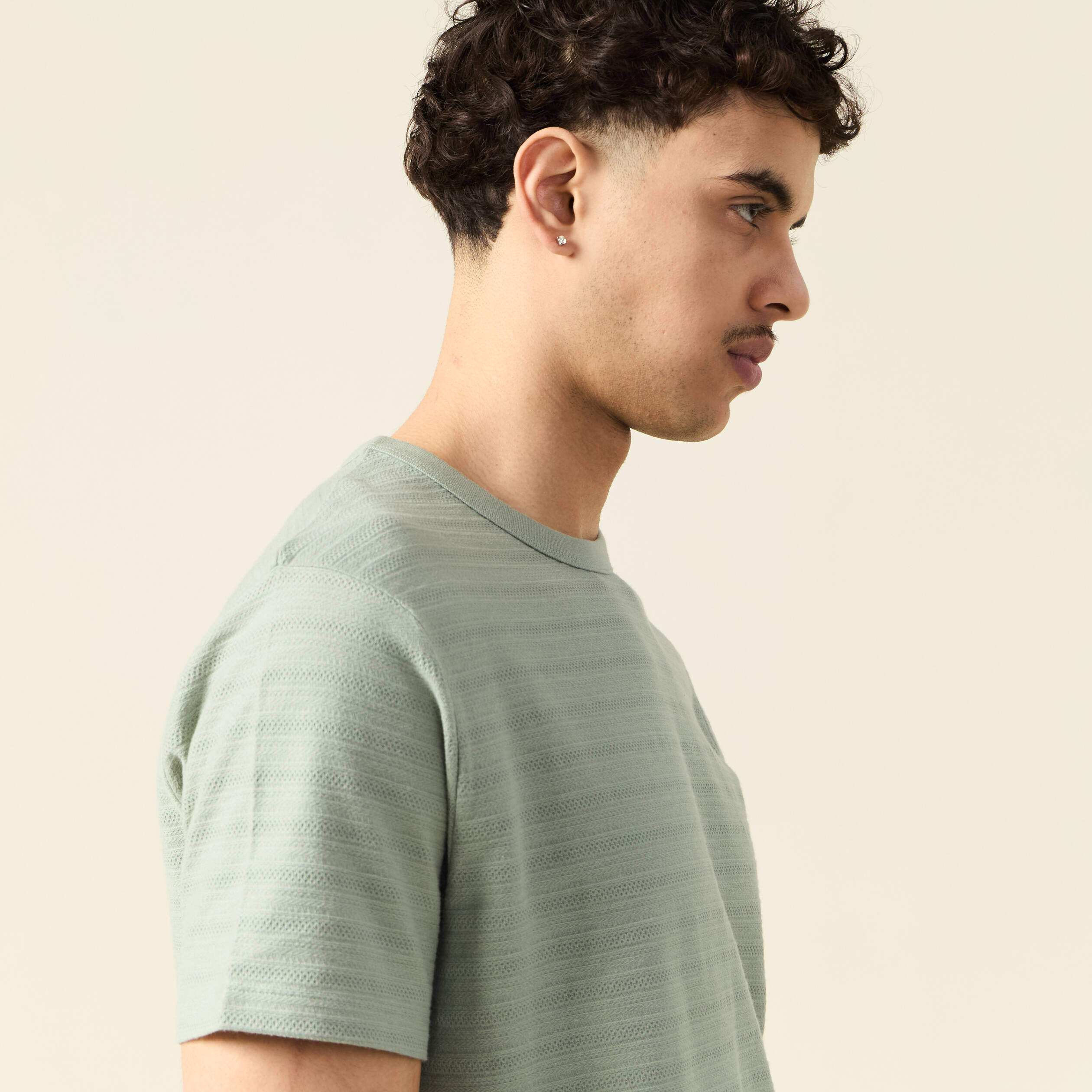 t shirt manches courtes vert olive homme T-shirt manches courtes vert olive homme