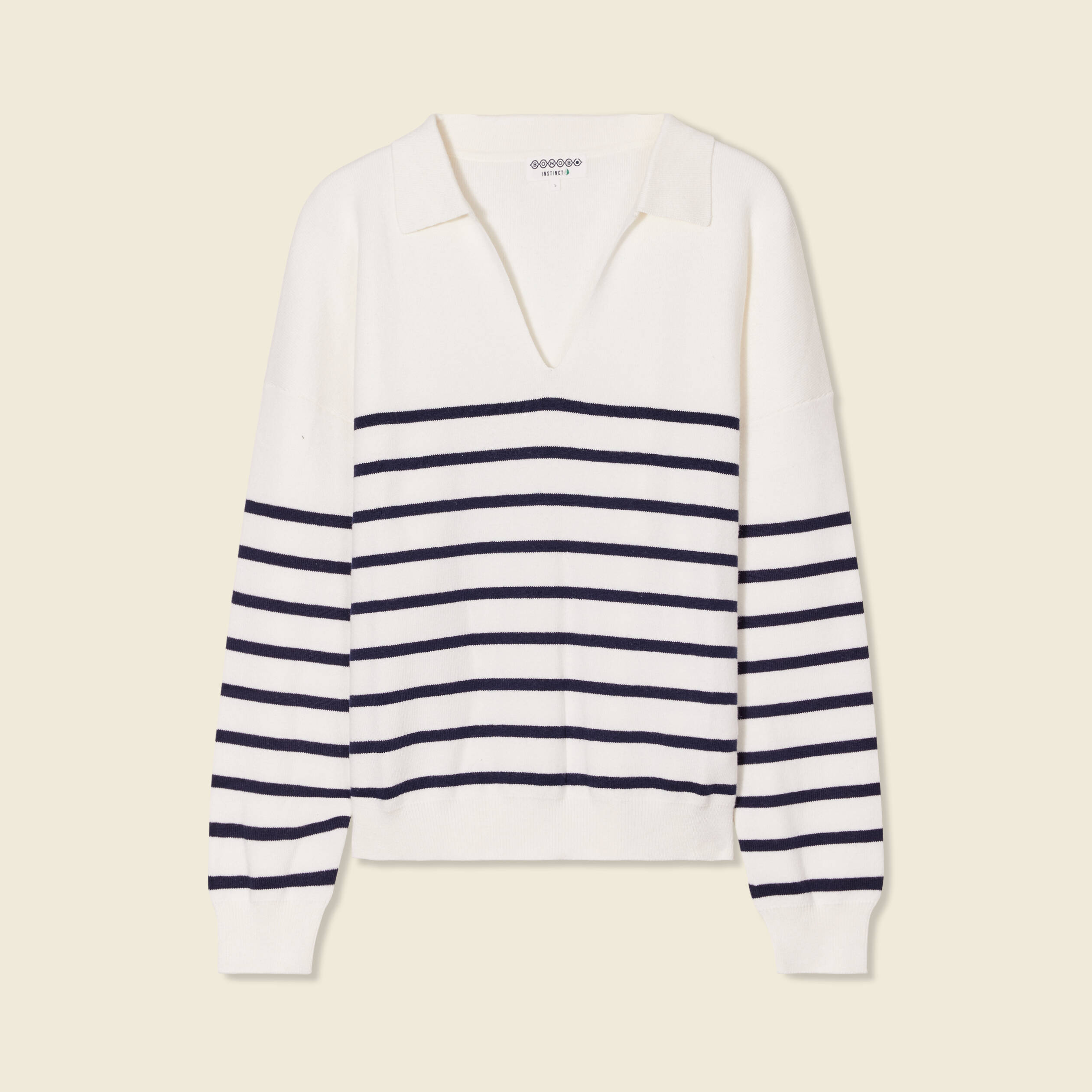pull eco responsable ecru femme Pull éco-responsable ecru femme