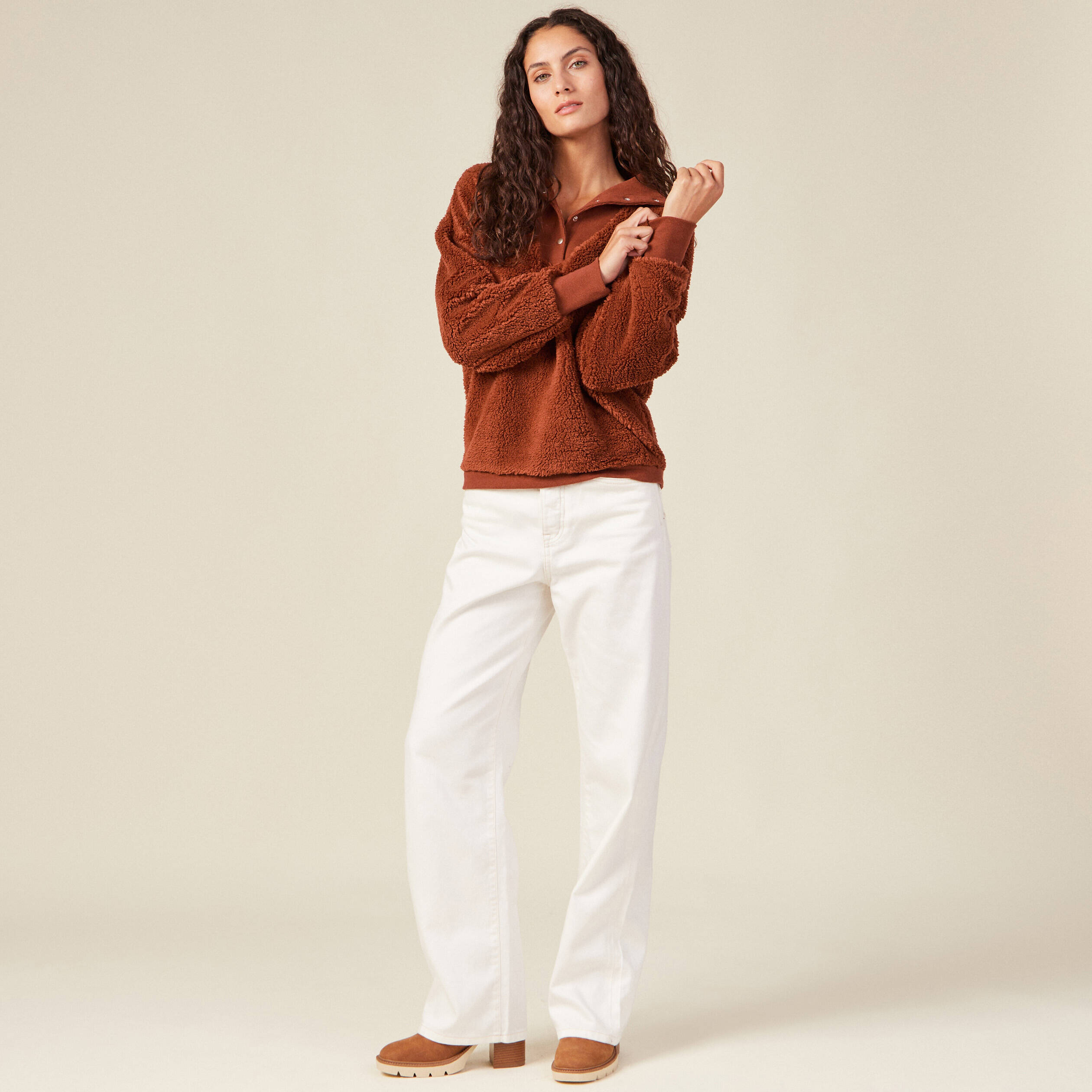 sweat eco responsable rouge fonce femme Sweat éco-responsable rouge foncé femme