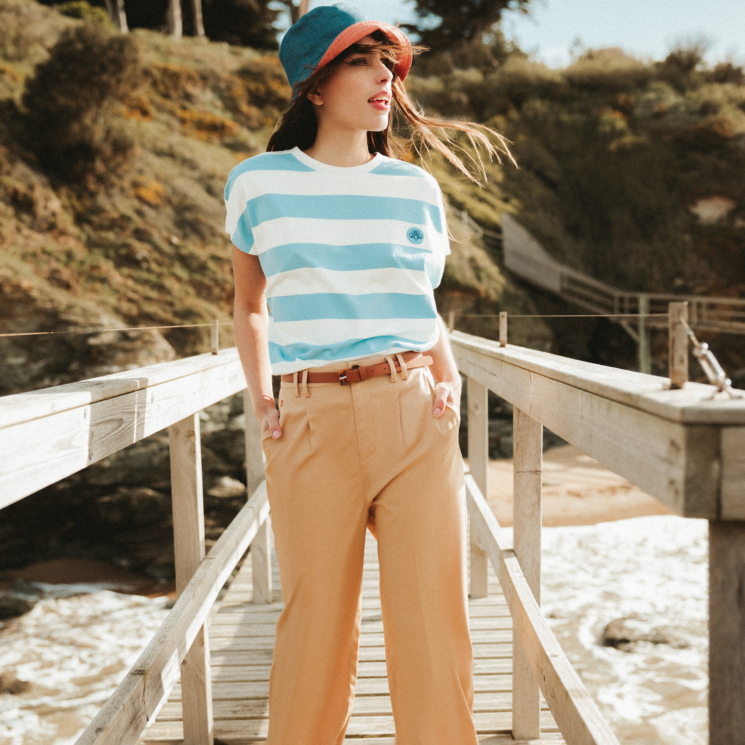 Tee shirt sales ecru femme