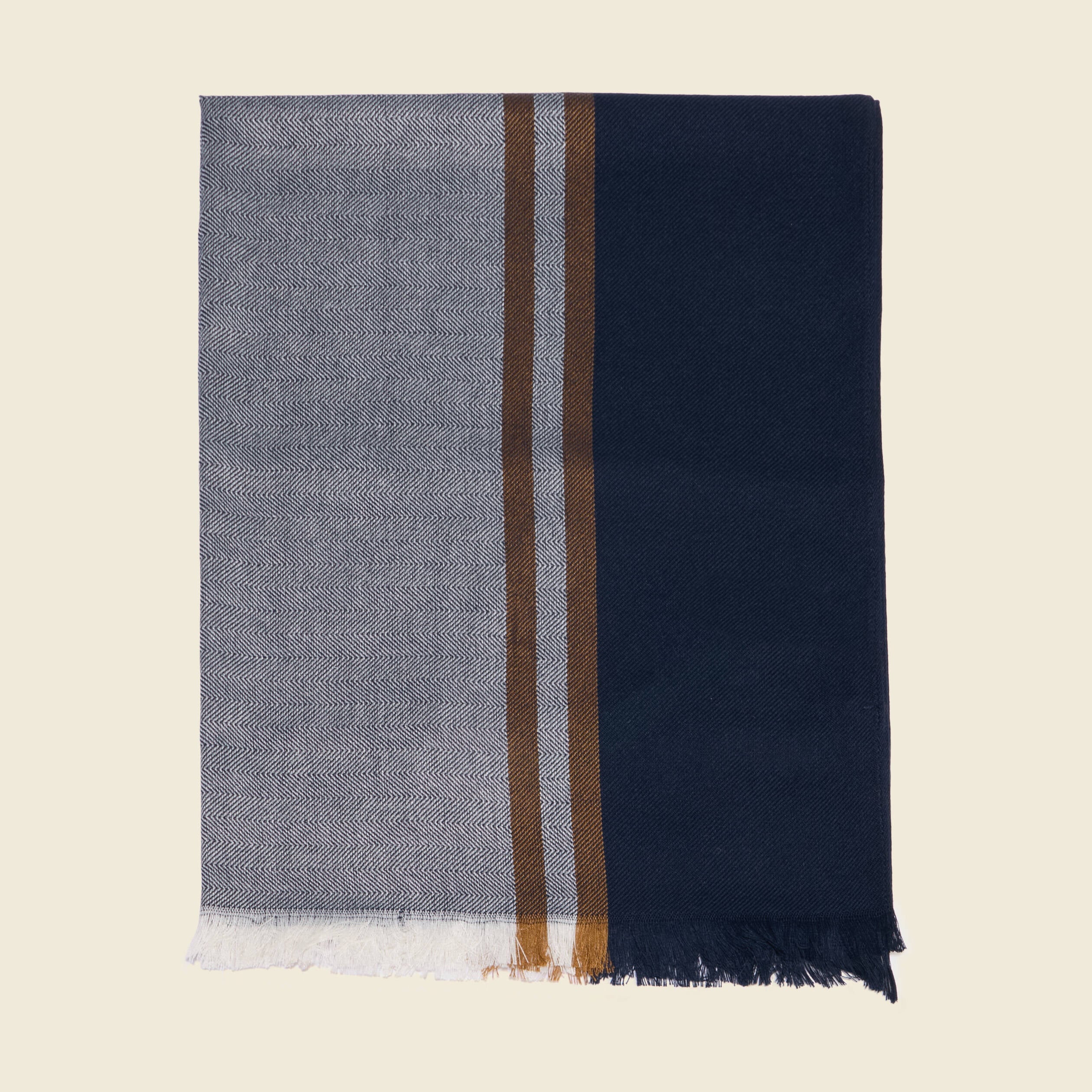 Foulard bleu marine homme