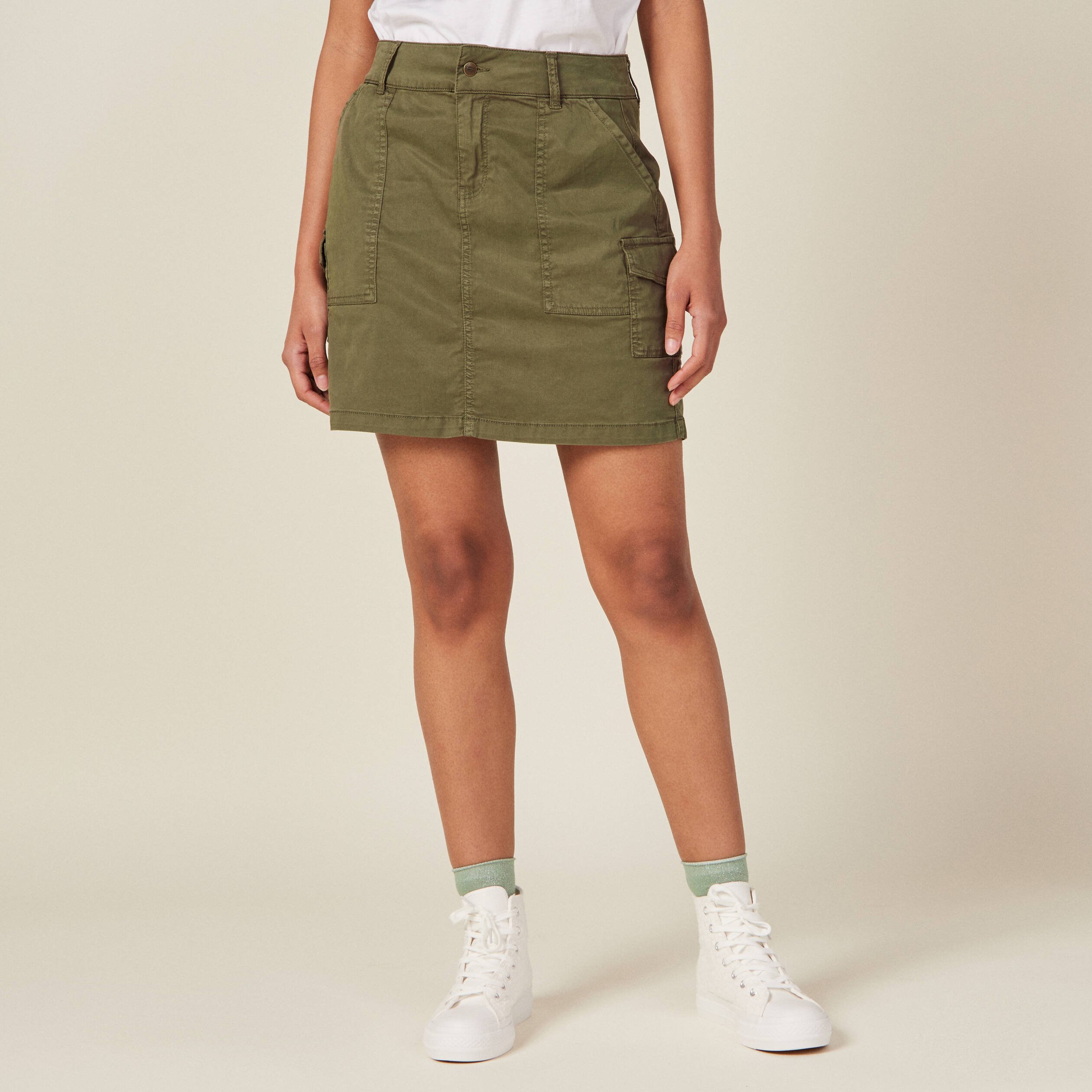 Jupe femme kaki hotsell