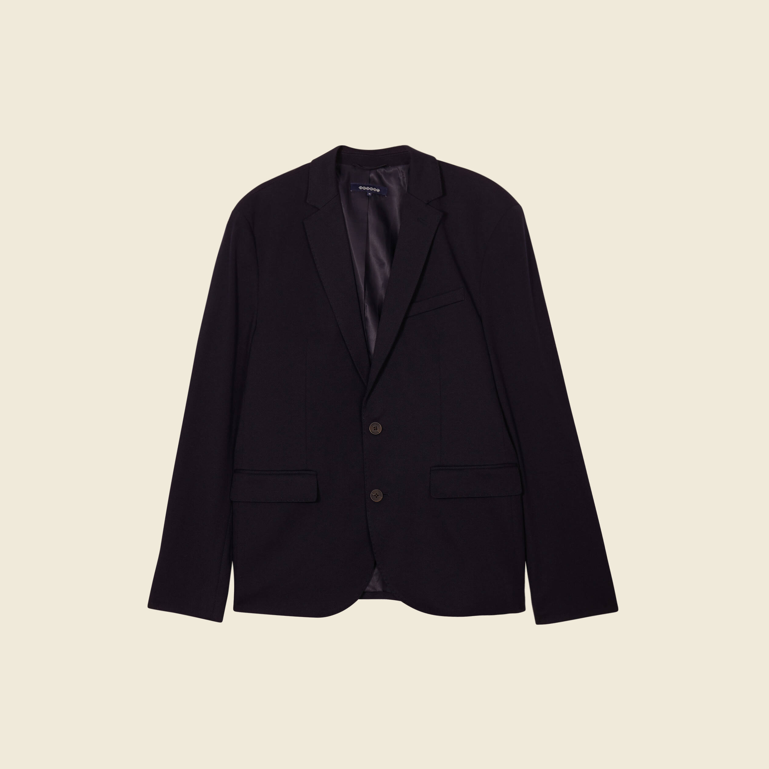 Veste blazer cintrée bleu marine homme