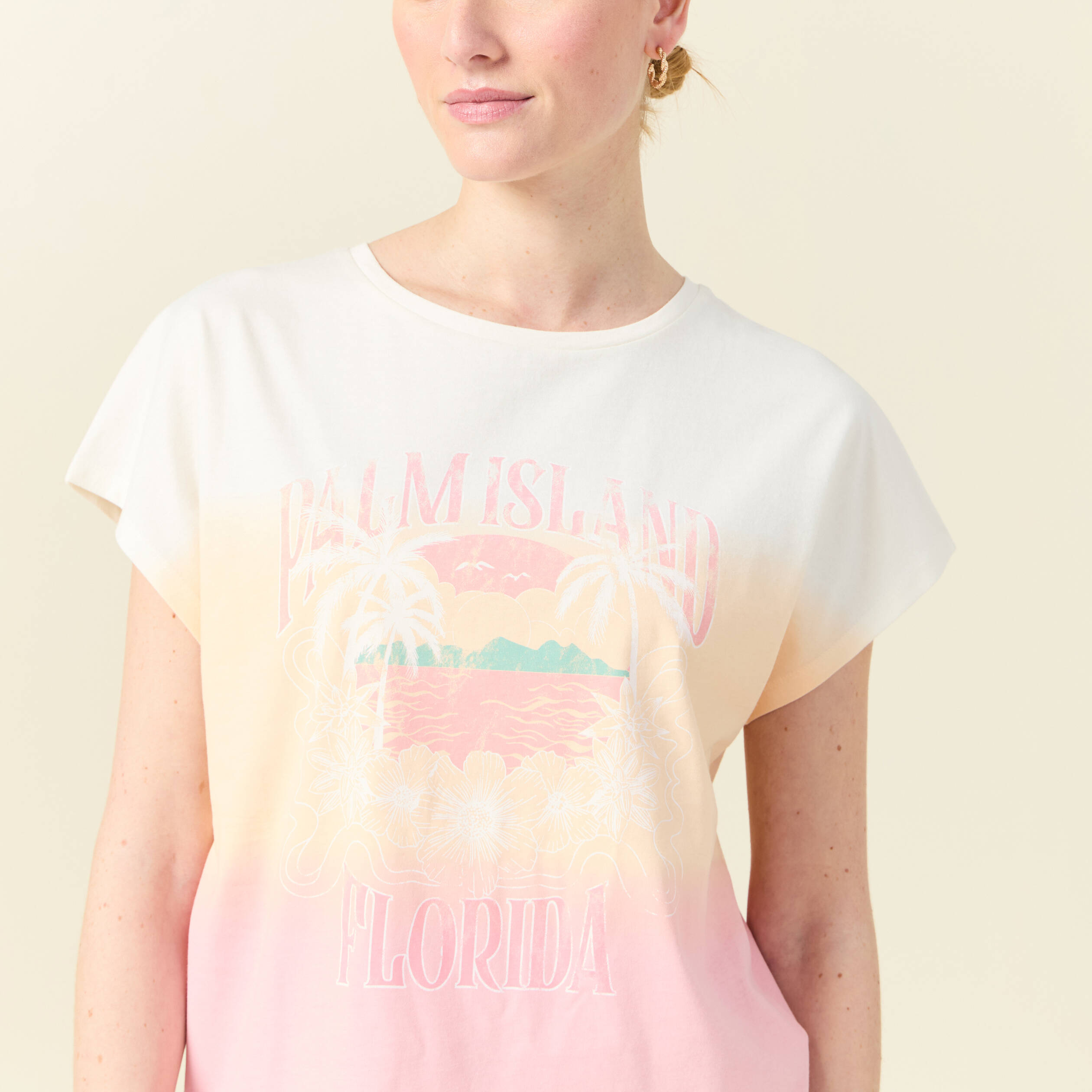 t shirt eco responsable rose pastel femme T-shirt éco-responsable rose pastel femme