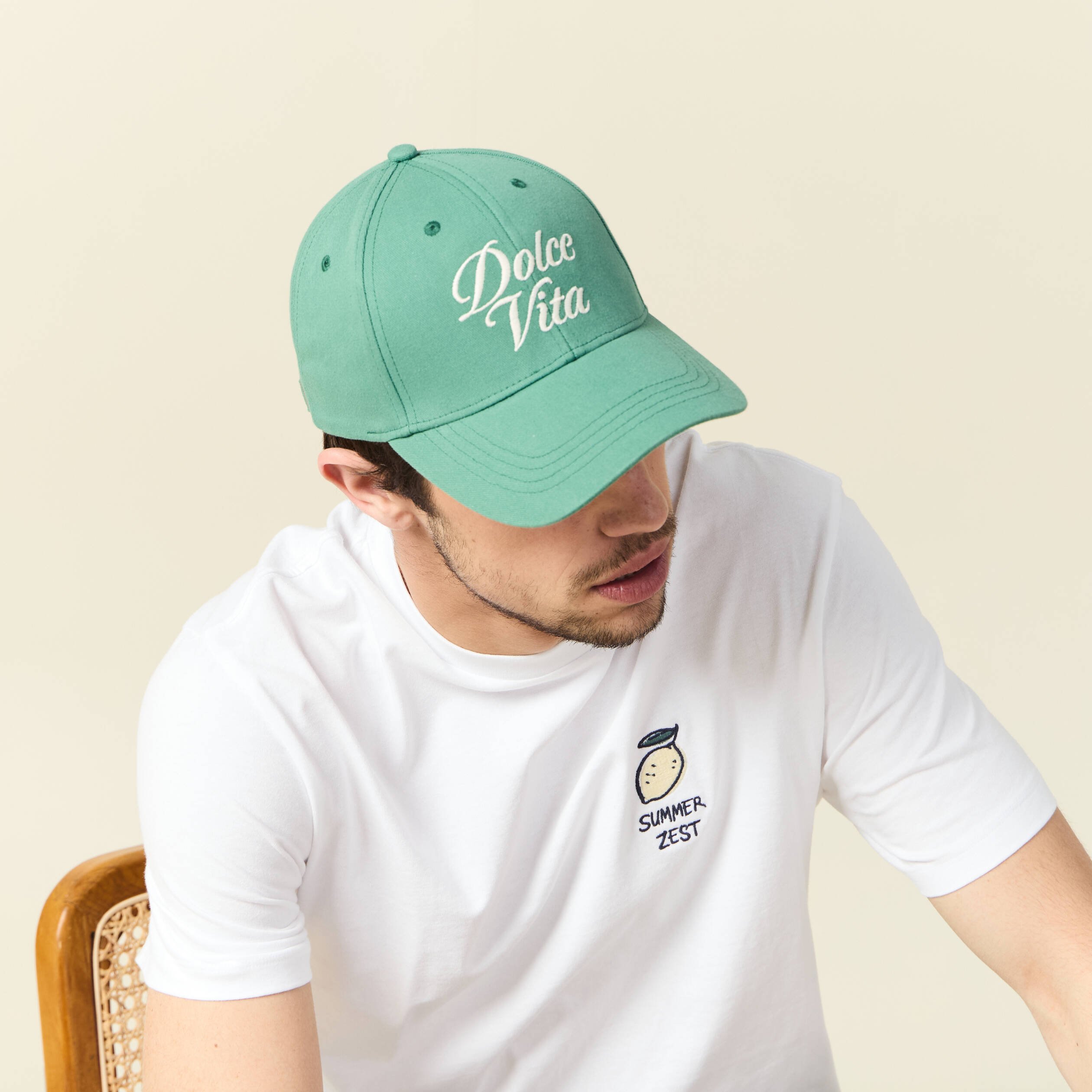 casquette brodee vert homme Casquette brodée vert homme
