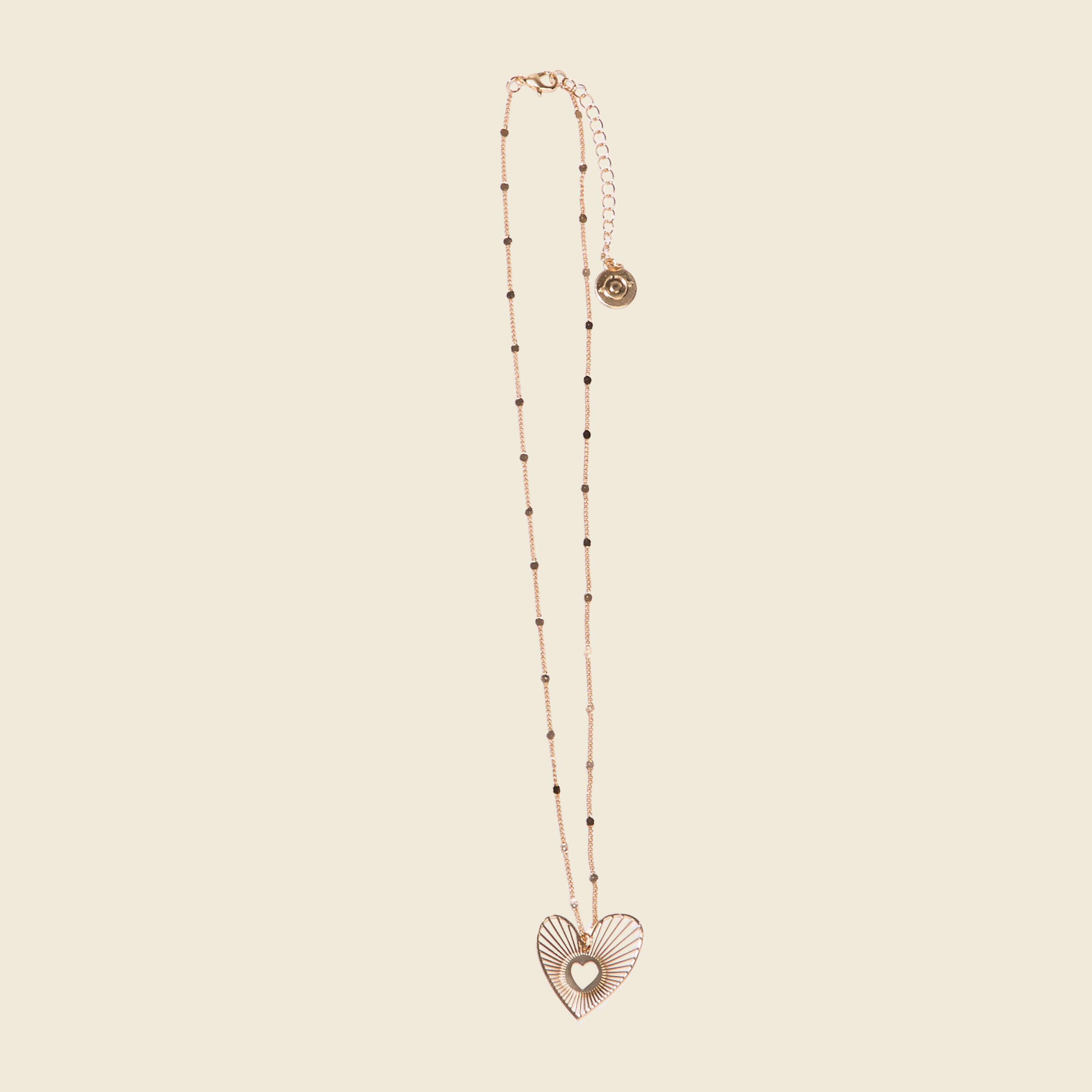 collier pendentif coeur couleur or femme Collier pendentif coeur couleur or femme