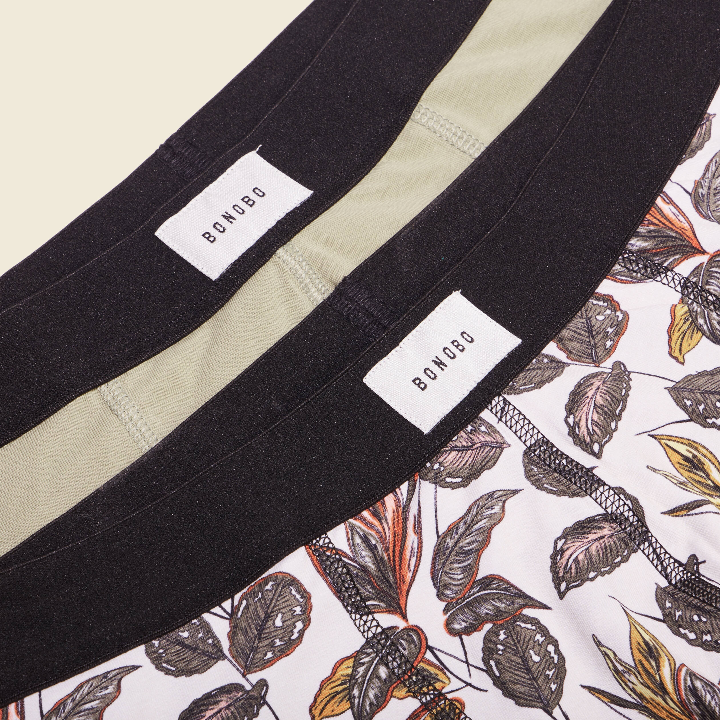 lot 2 boxers vert kaki homme Lot 2 boxers vert kaki homme