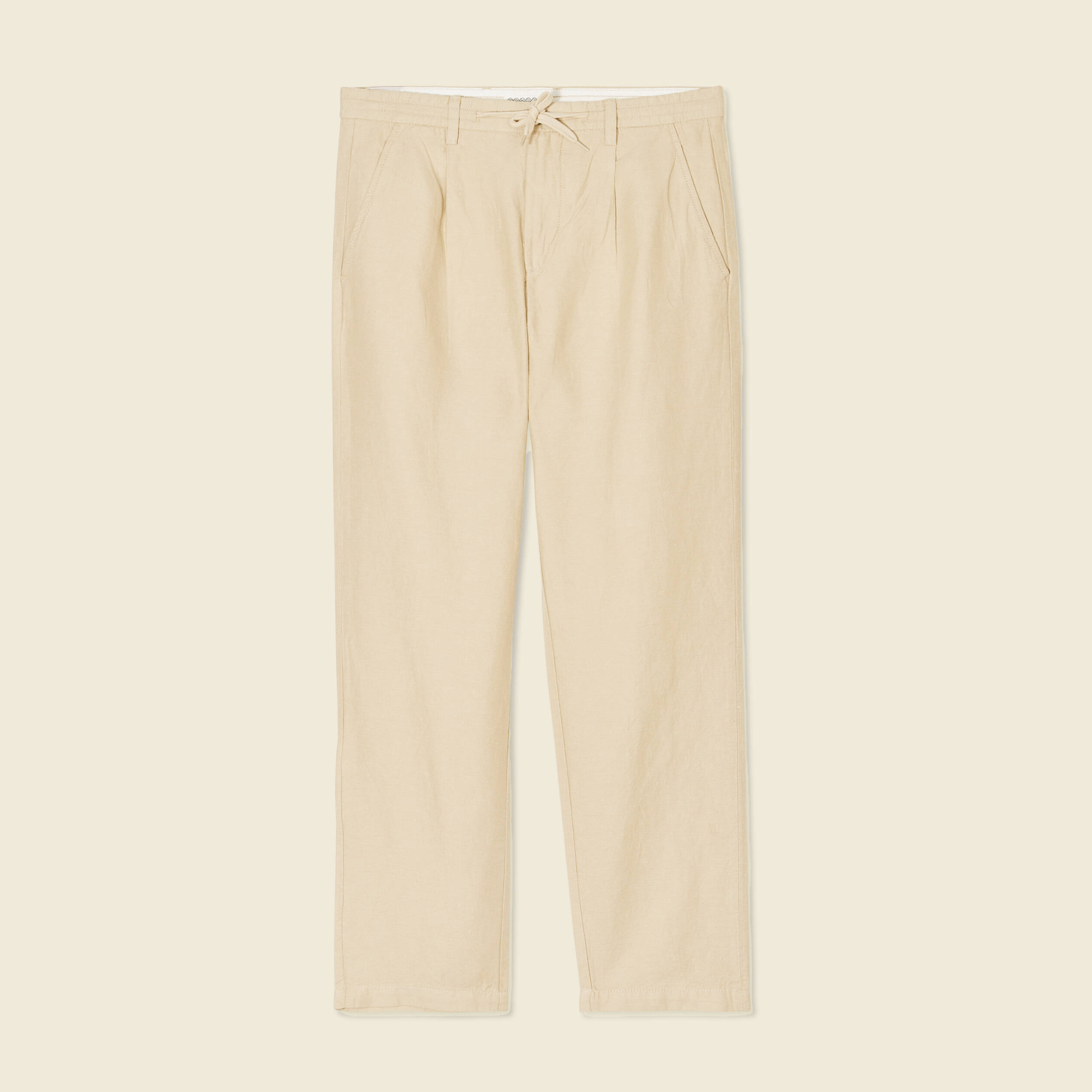 pantalon chino straight beige homme Pantalon chino straight beige homme