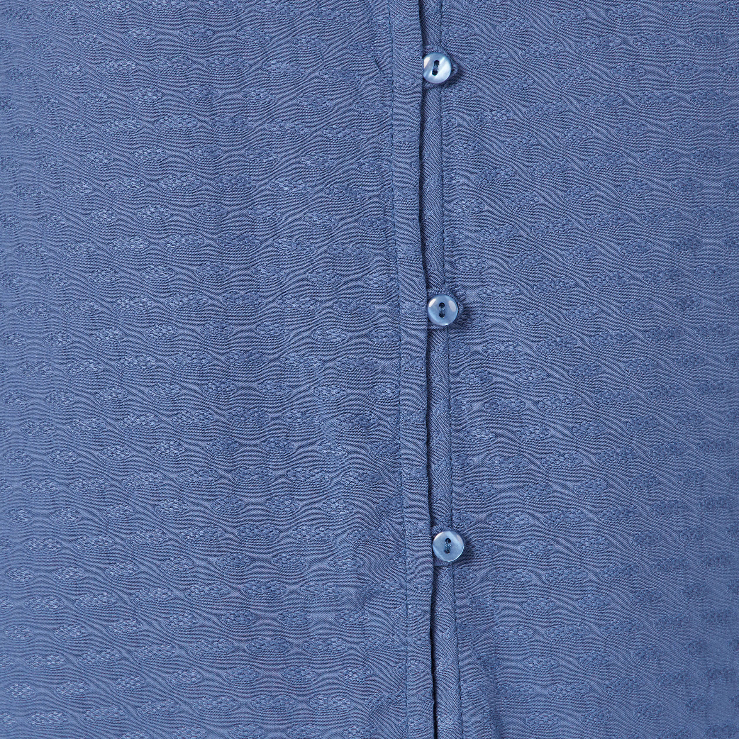 Chemise manches longues bleu ciel femme