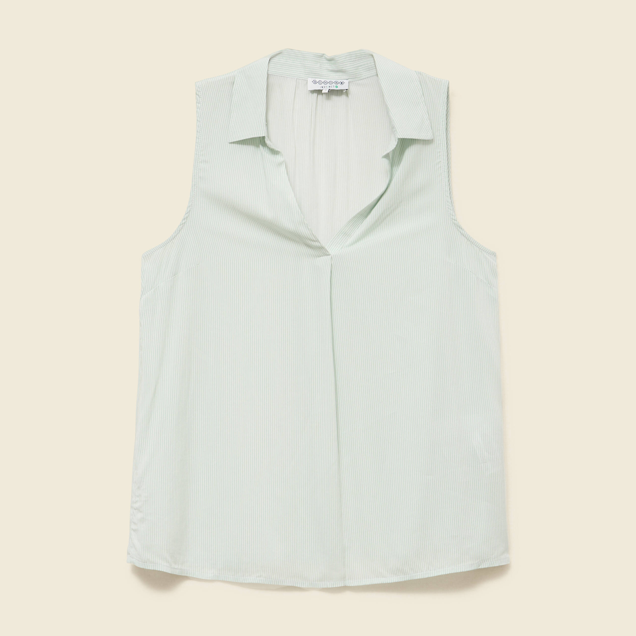 blouse sans manches vert olive femme Blouse sans manches vert olive femme