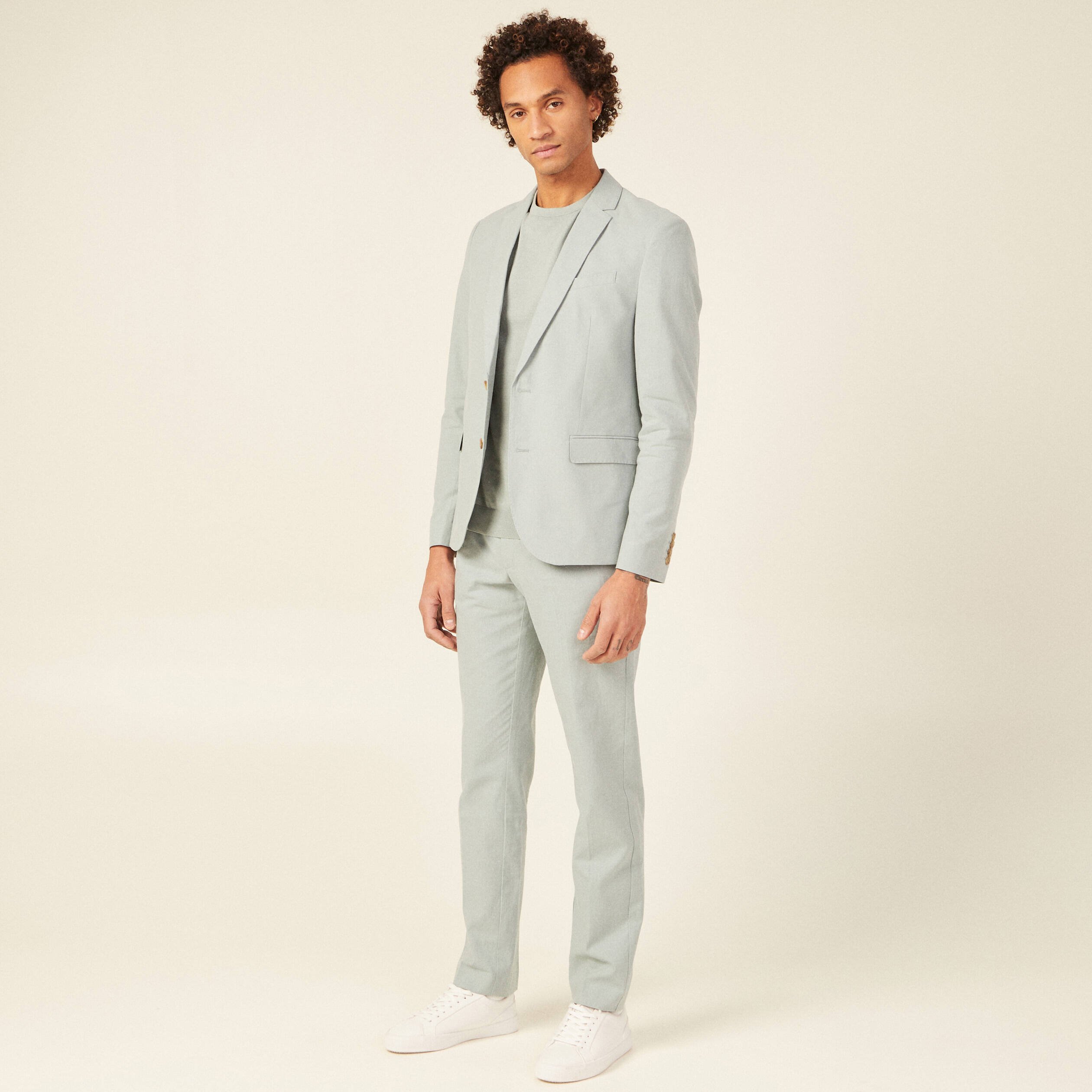 pantalon chino straight bleu gris homme Pantalon chino straight bleu gris homme