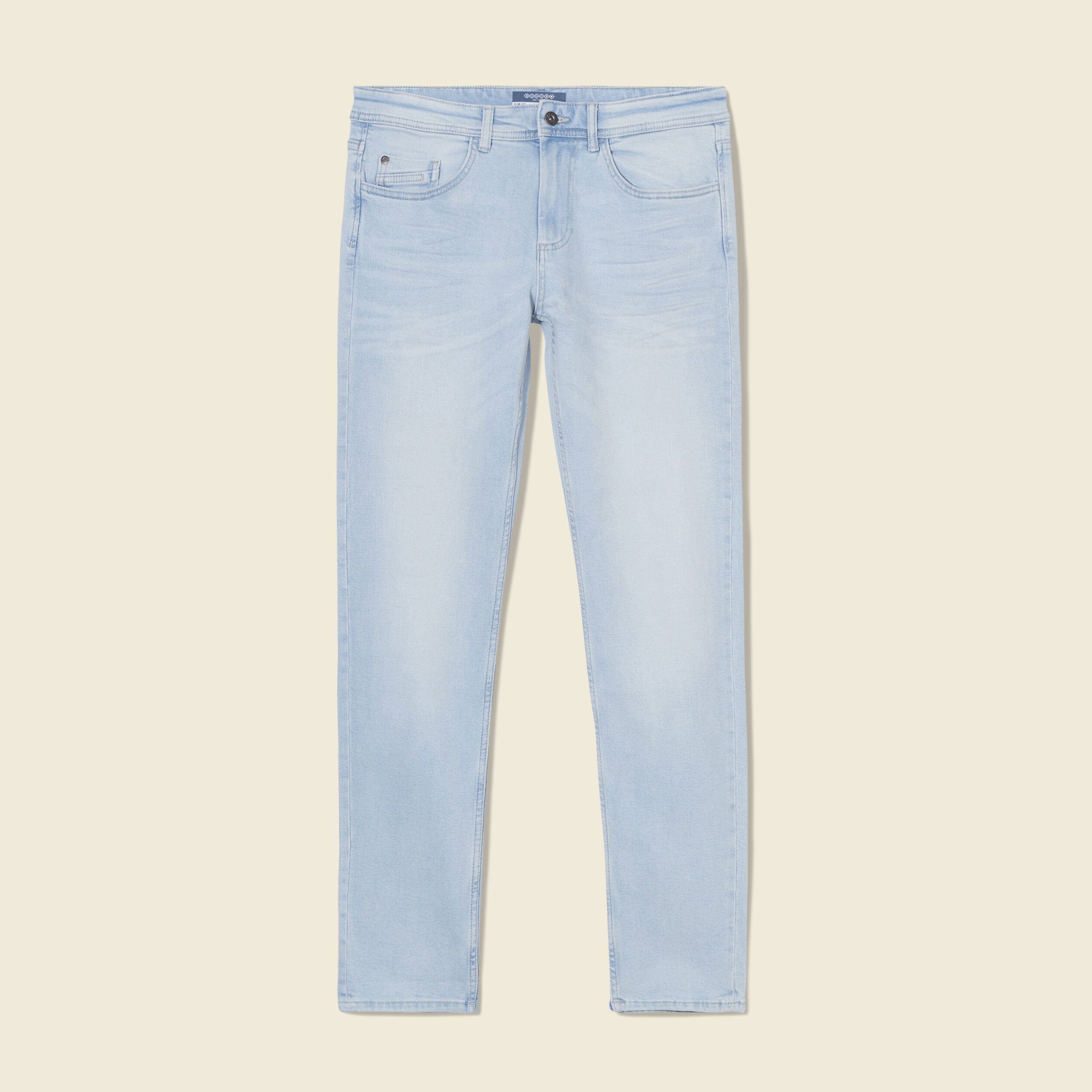 jeans slim eco responsable denim snow bleach homme Jeans slim éco-responsable denim snow bleach homme