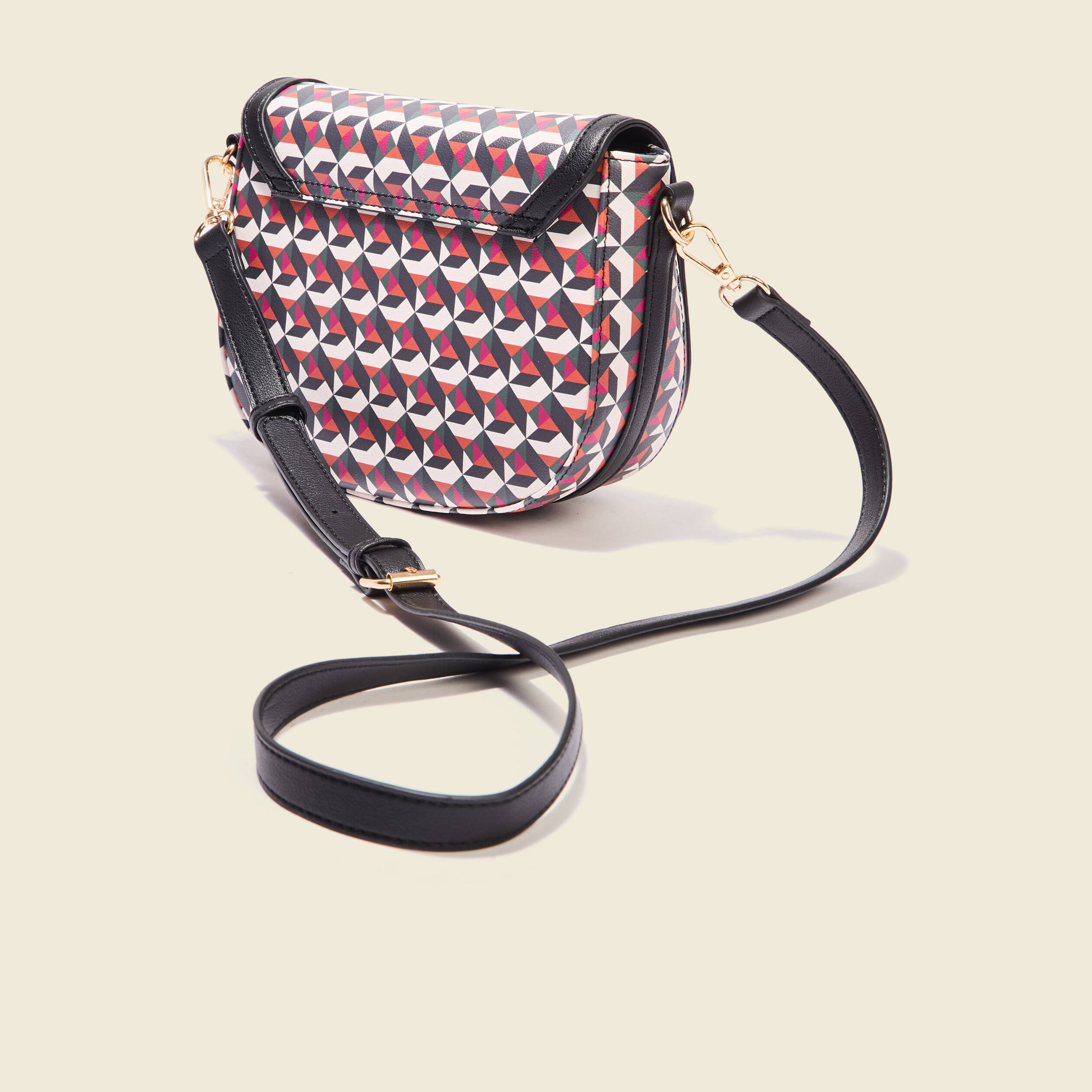sac rond a bandouliere multicolore femme Sac rond à bandoulière multicolore femme